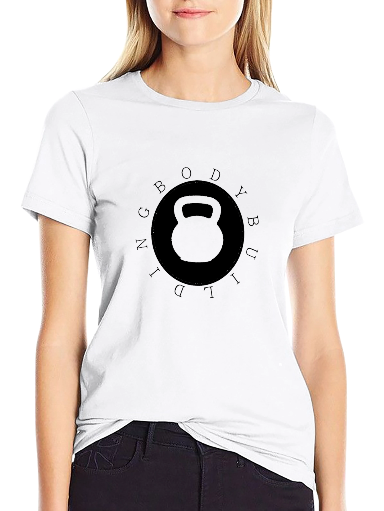 Bodybuilding Kettlebell Graphic T-Shirt