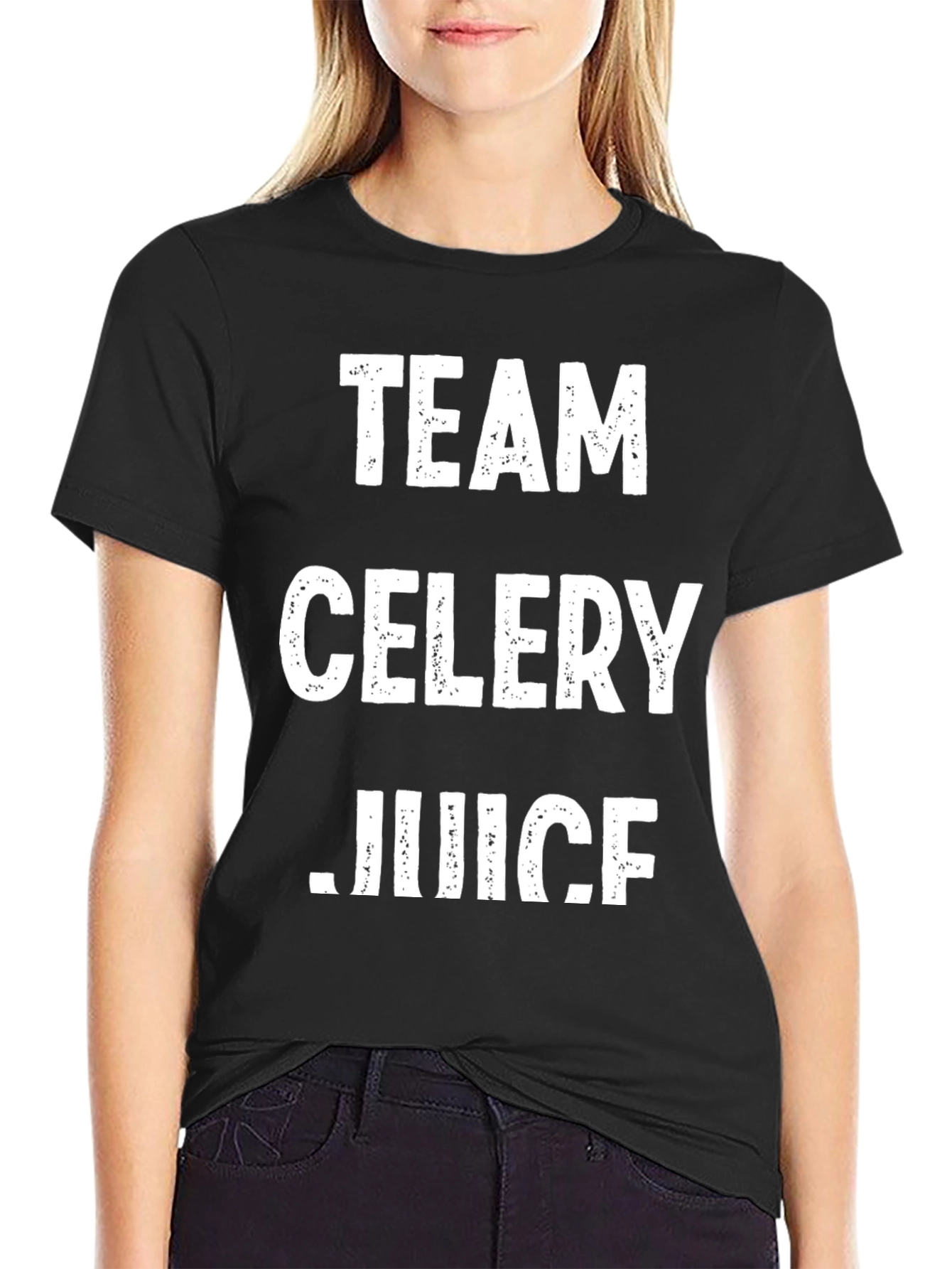 Team Celery Juice T-Shirt - Black Graphic Tee