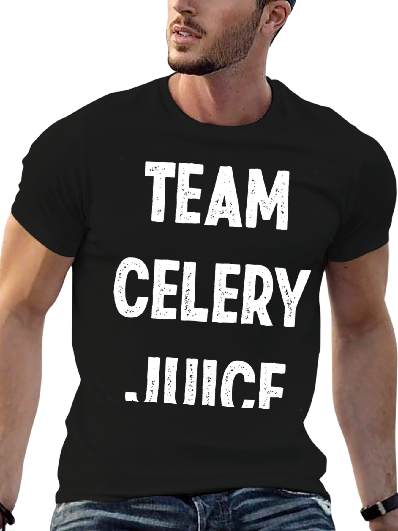 Team Celery Juice T-Shirt - Black Graphic Tee