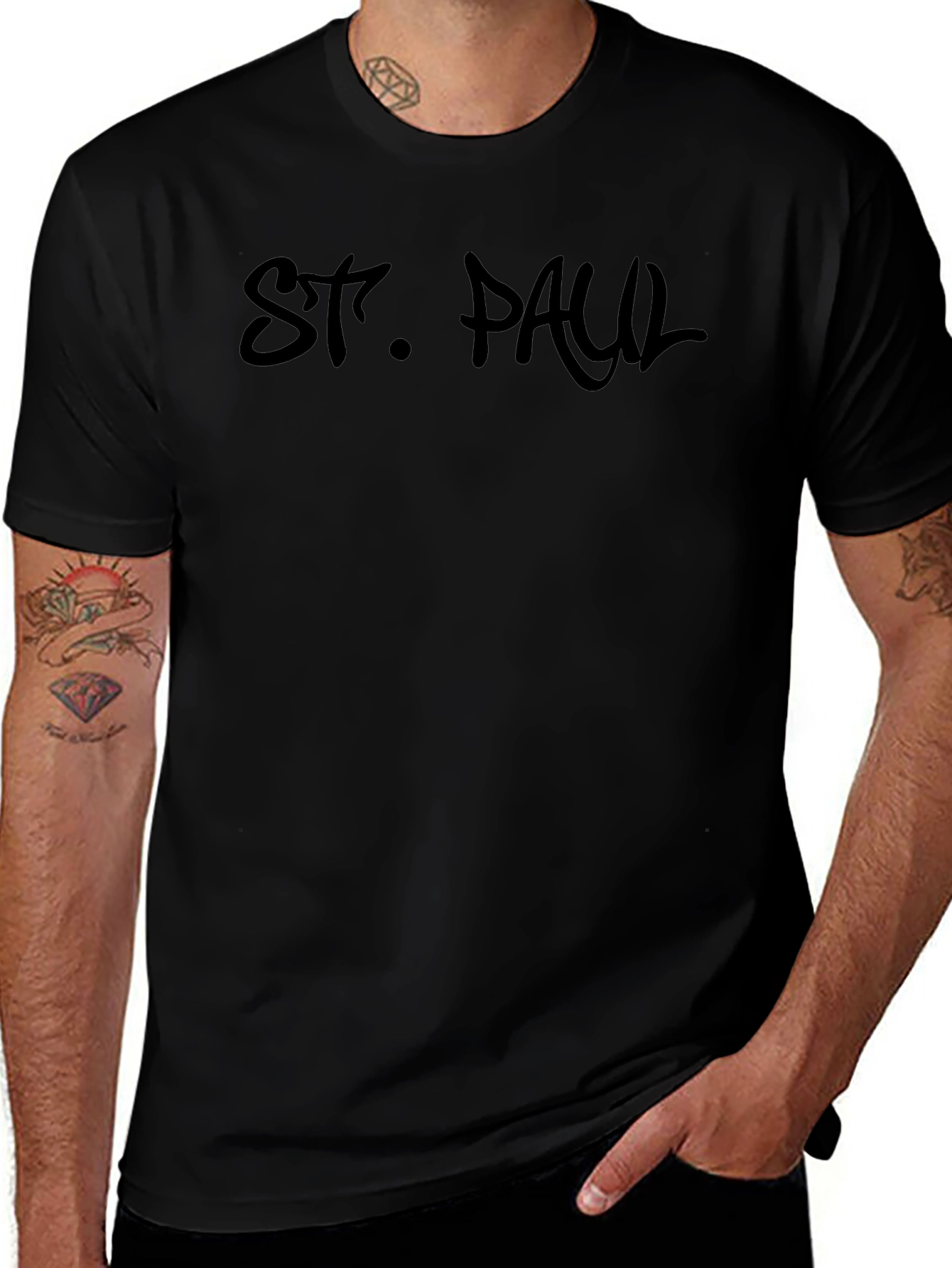 St. Paul Graphic Tee - Classic Black T-Shirt