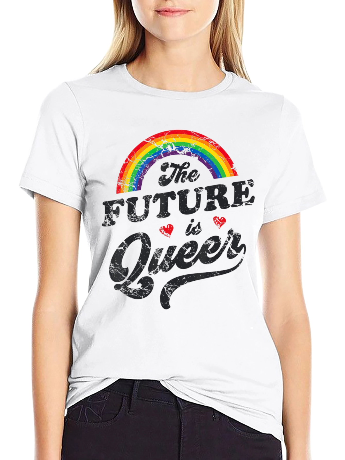 Future is Queer Rainbow Graphic Tee