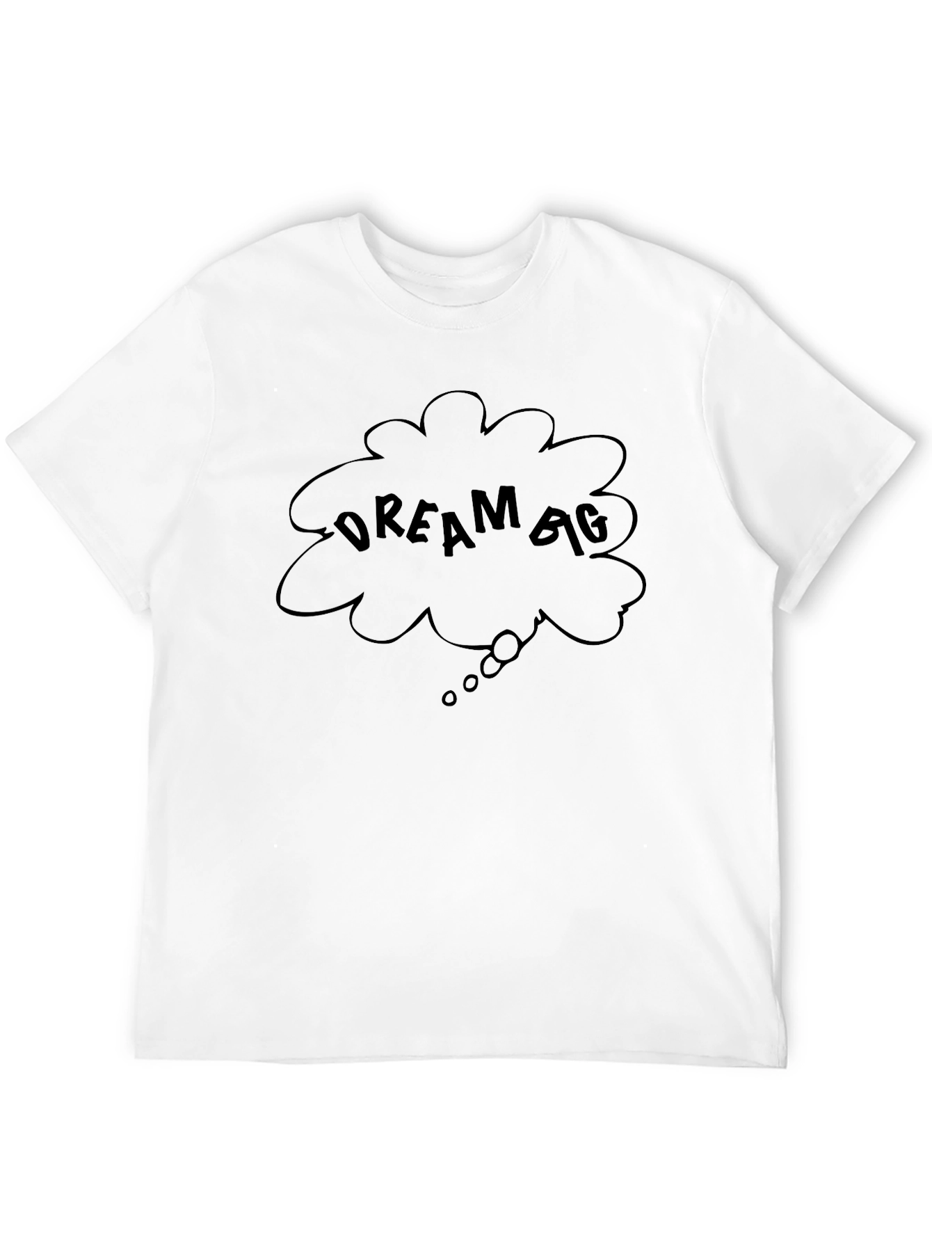Dream Big Black Graphic Tee - Inspiring Casual Wear
