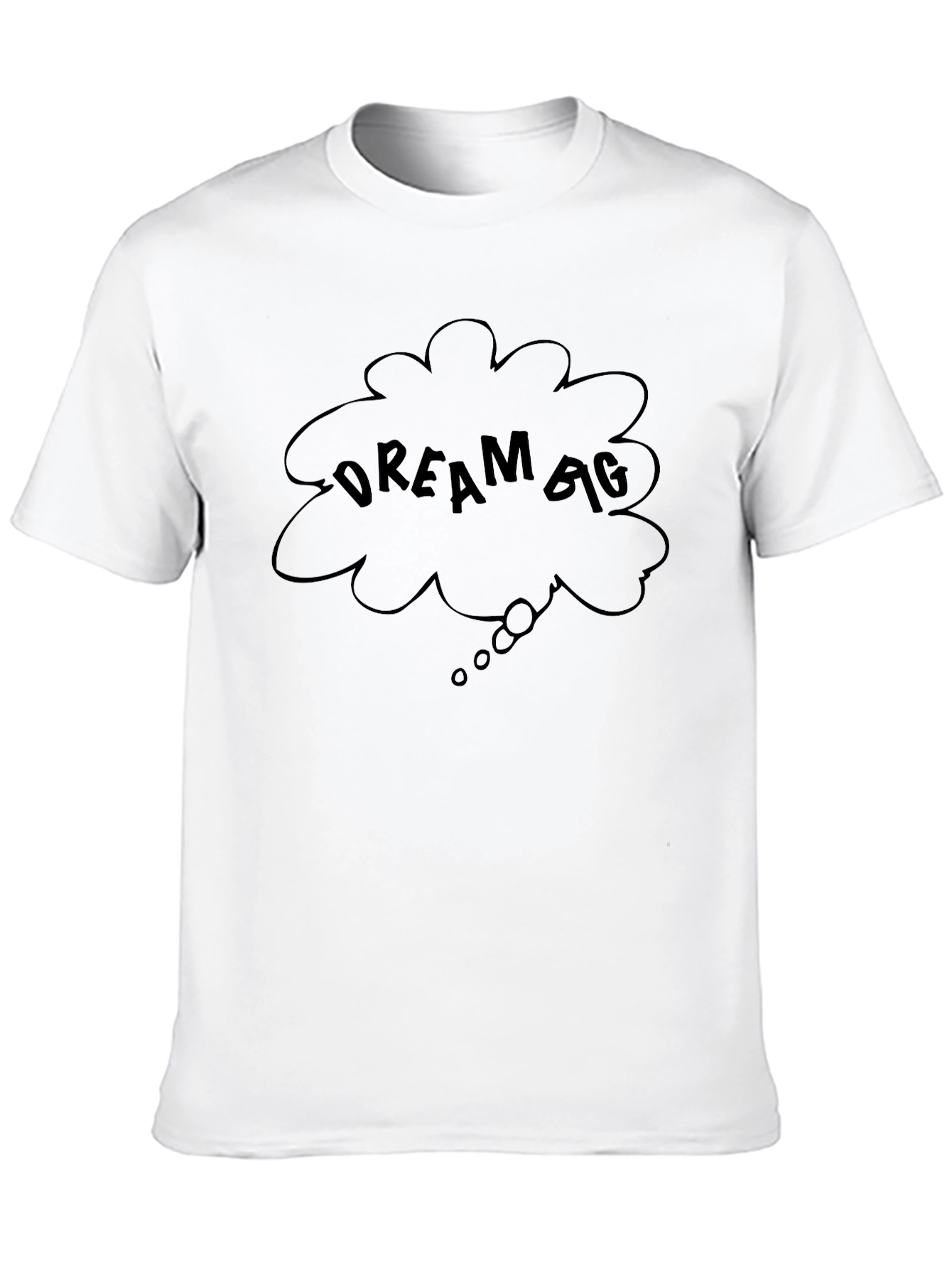 Dream Big Black Graphic Tee - Inspiring Casual Wear