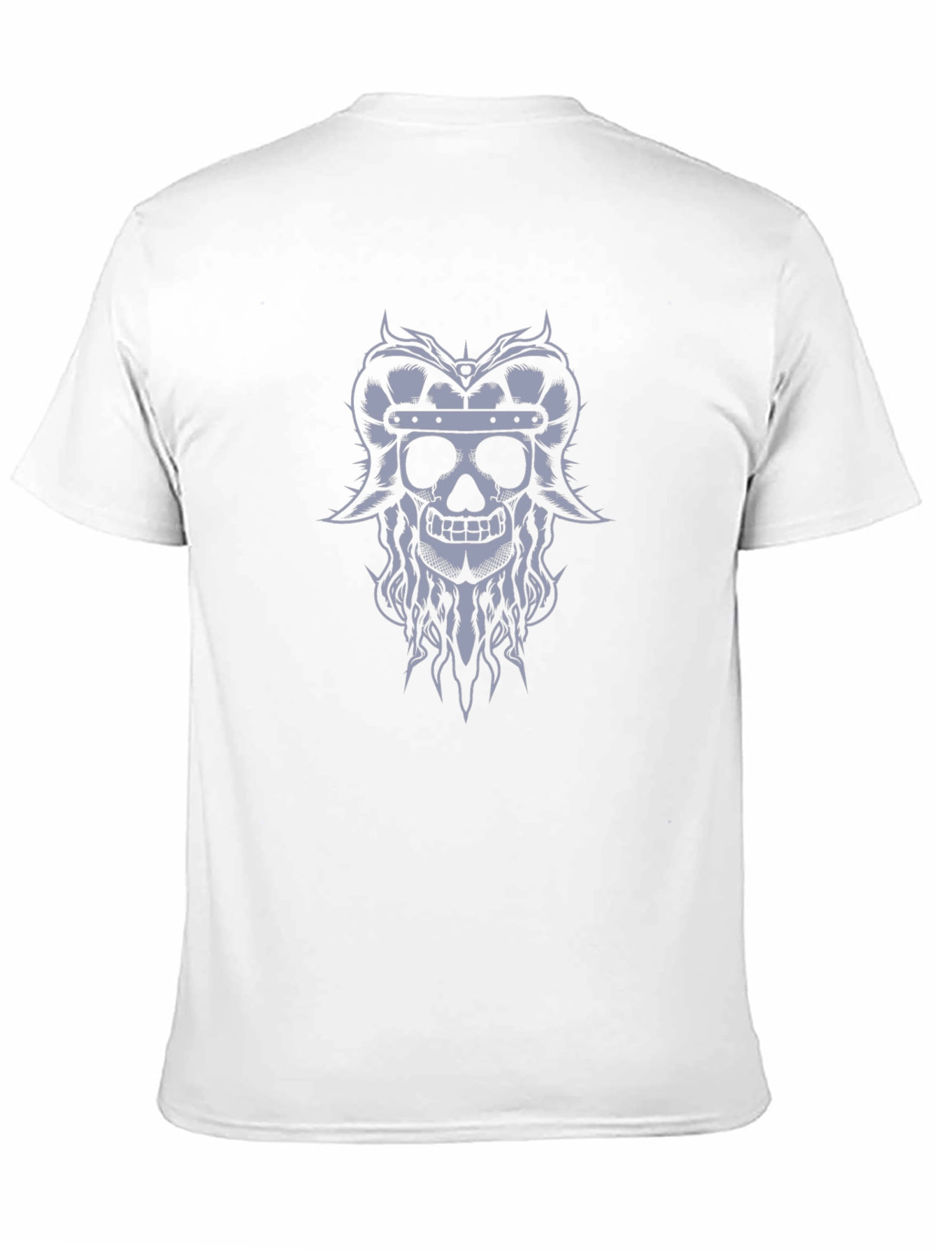 Viking Skull Graphic Tee - Black T-Shirt