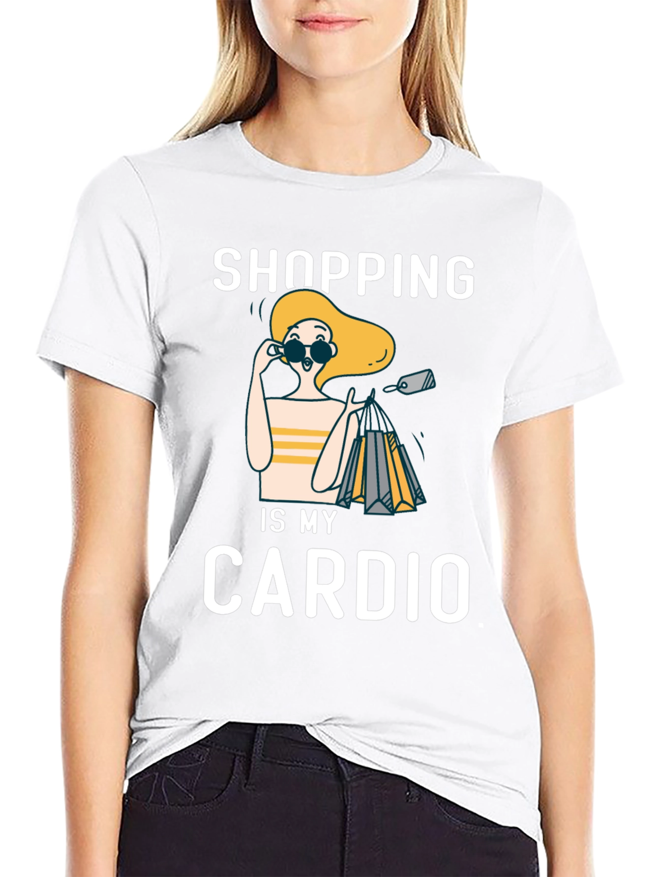 Shopping is My Cardio Graphic Tee