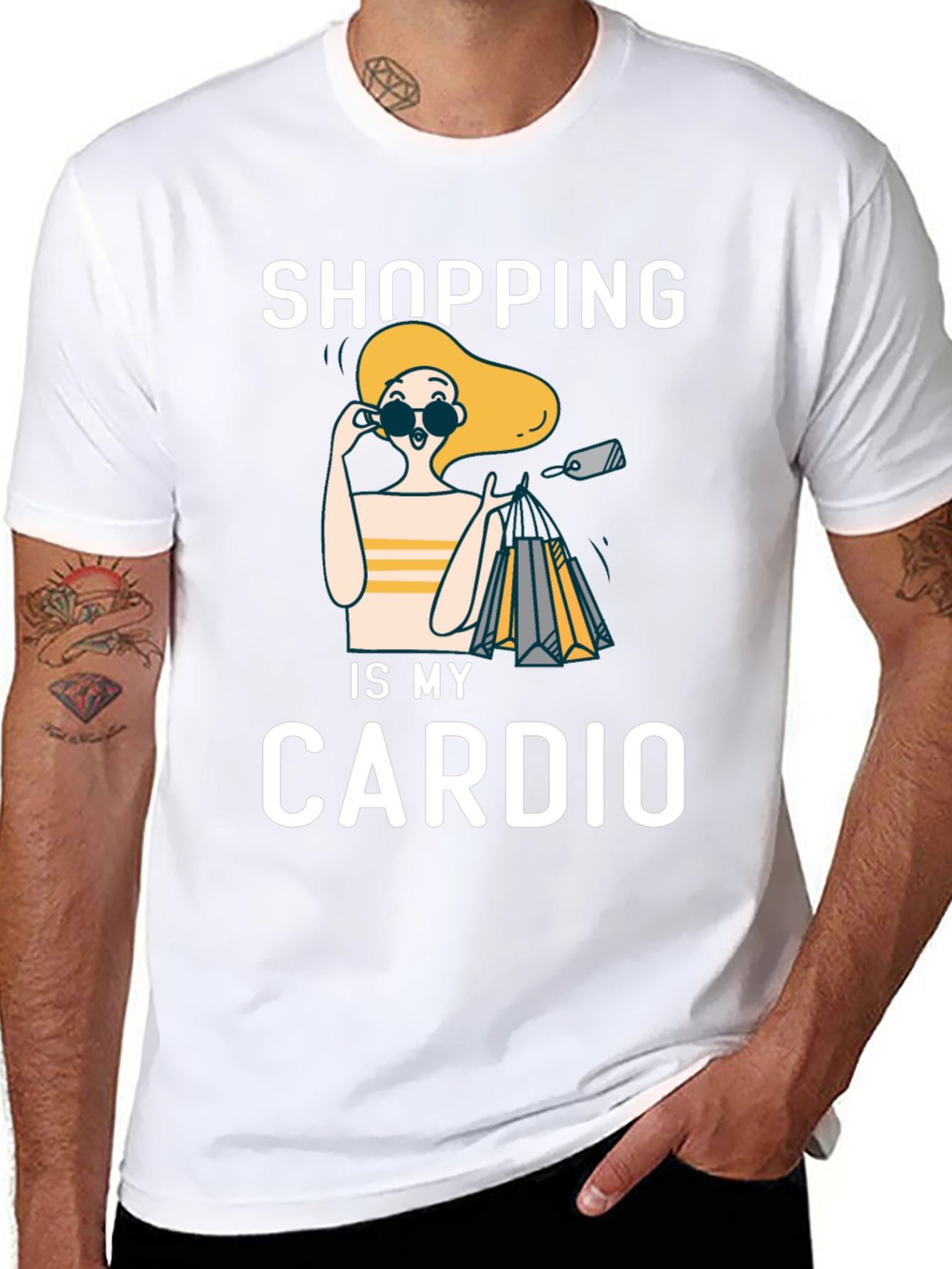 Shopping is My Cardio Graphic Tee