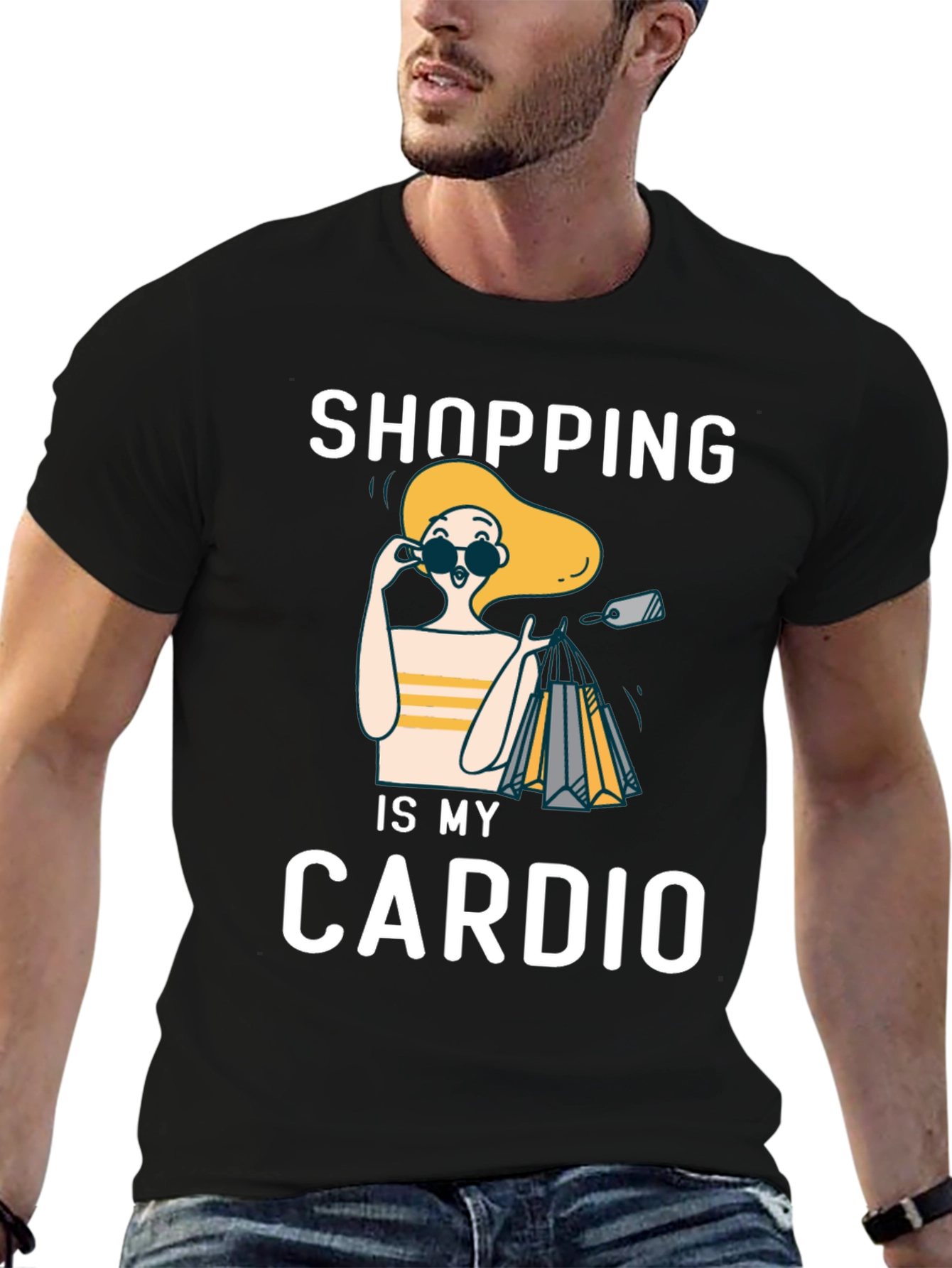 Shopping is My Cardio Graphic Tee