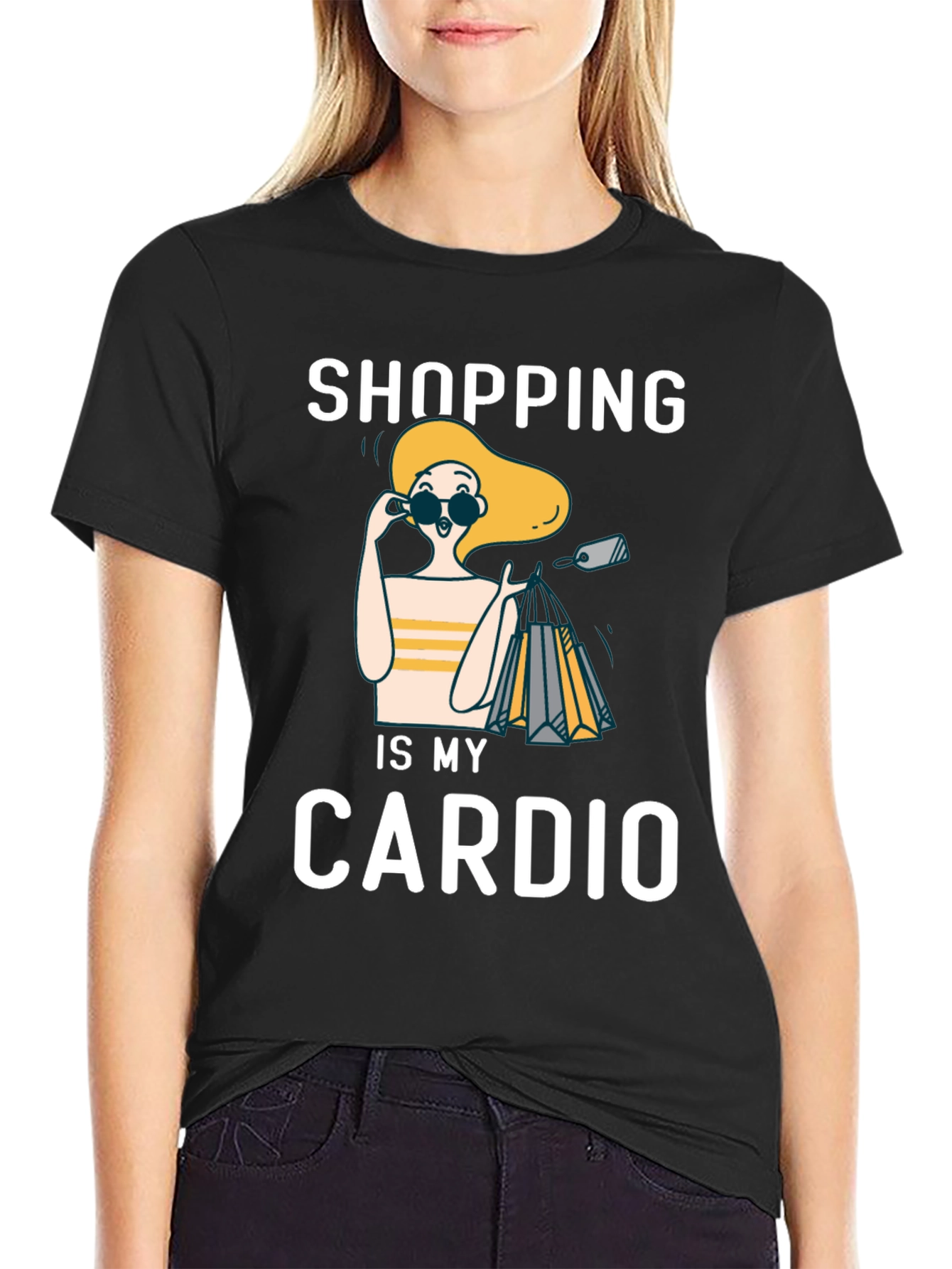 Shopping is My Cardio Graphic Tee