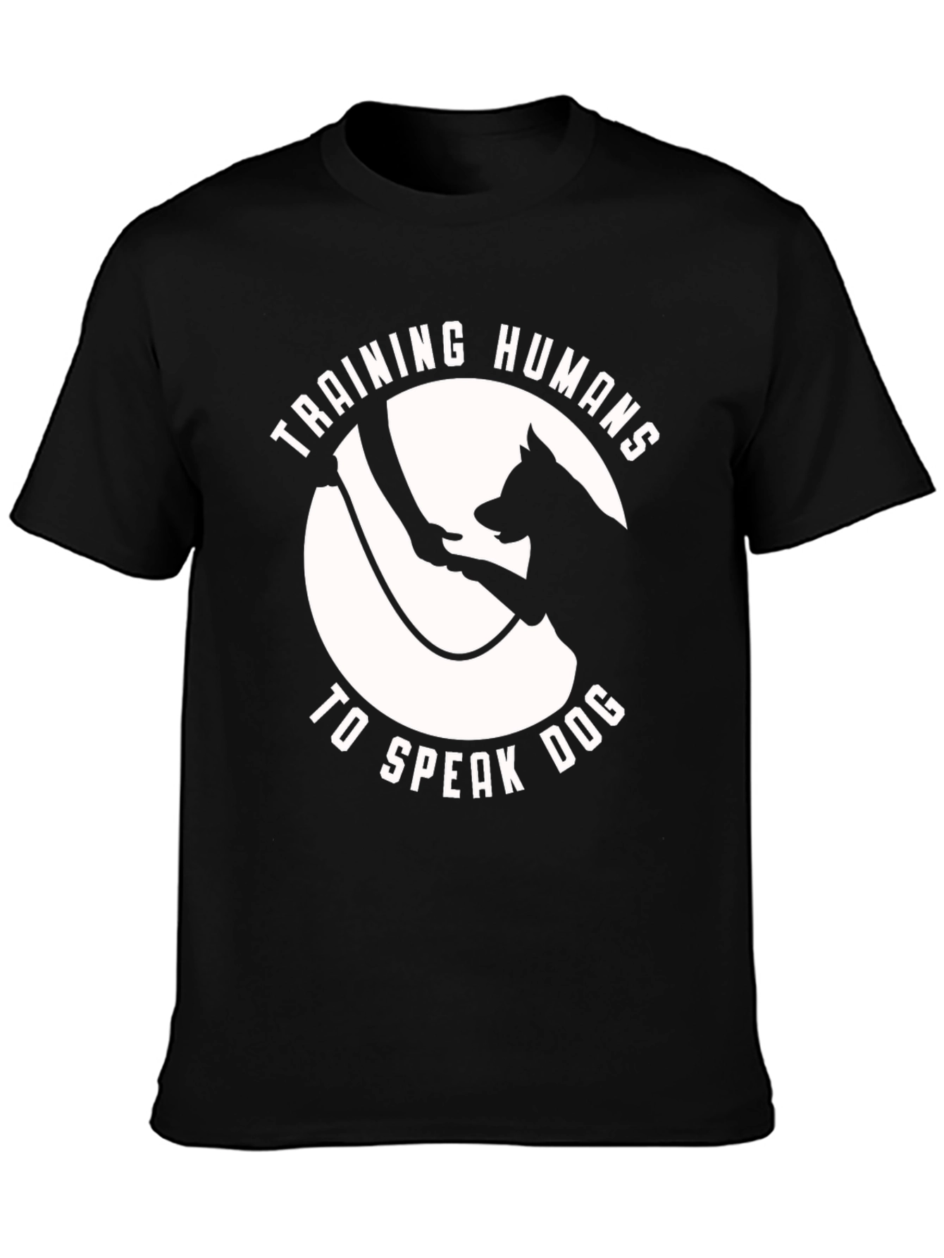 Training Humans to Speak Dog T-Shirt - Black