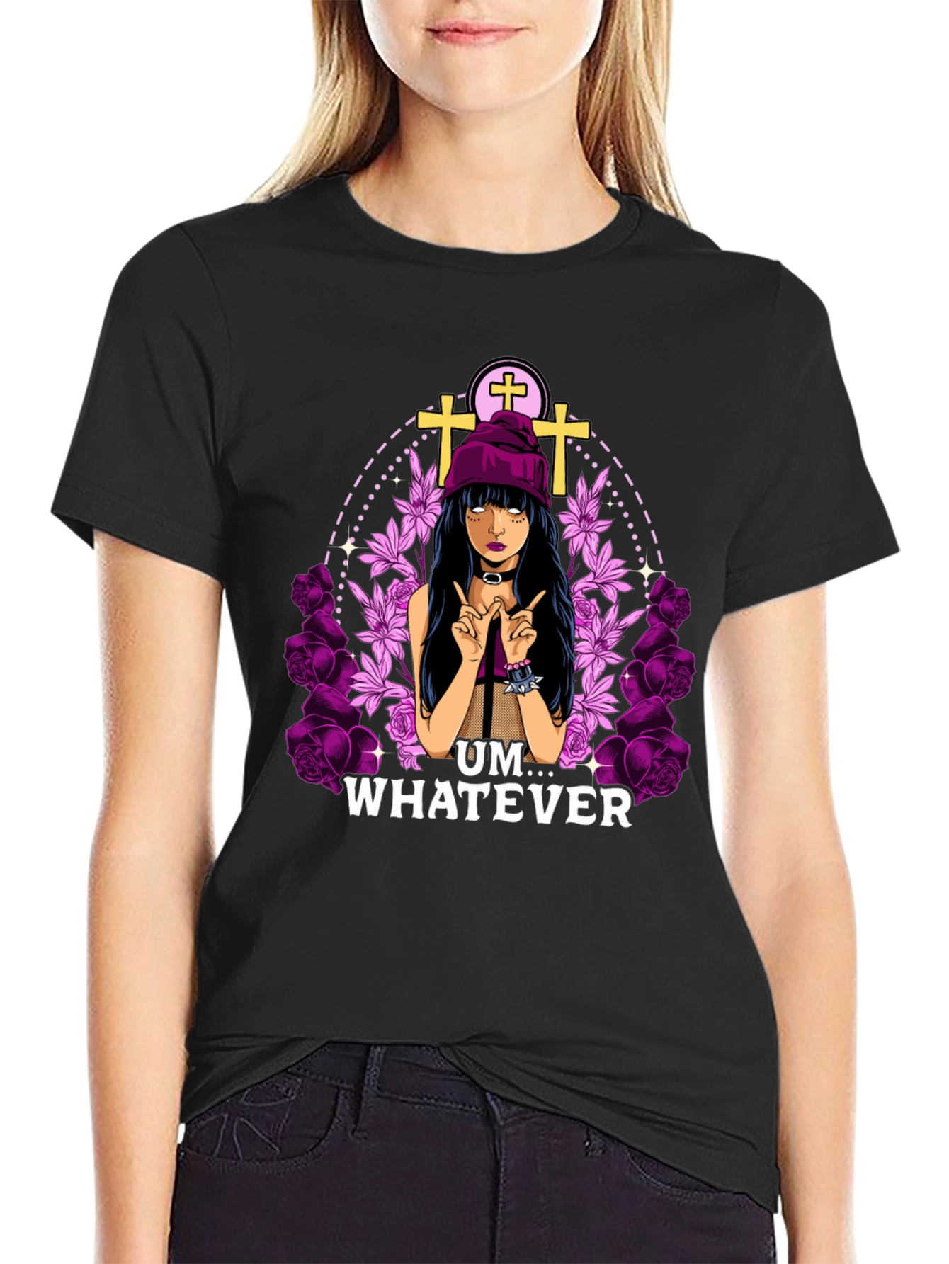 Um... Whatever Tee - Edgy Graphic T-Shirt