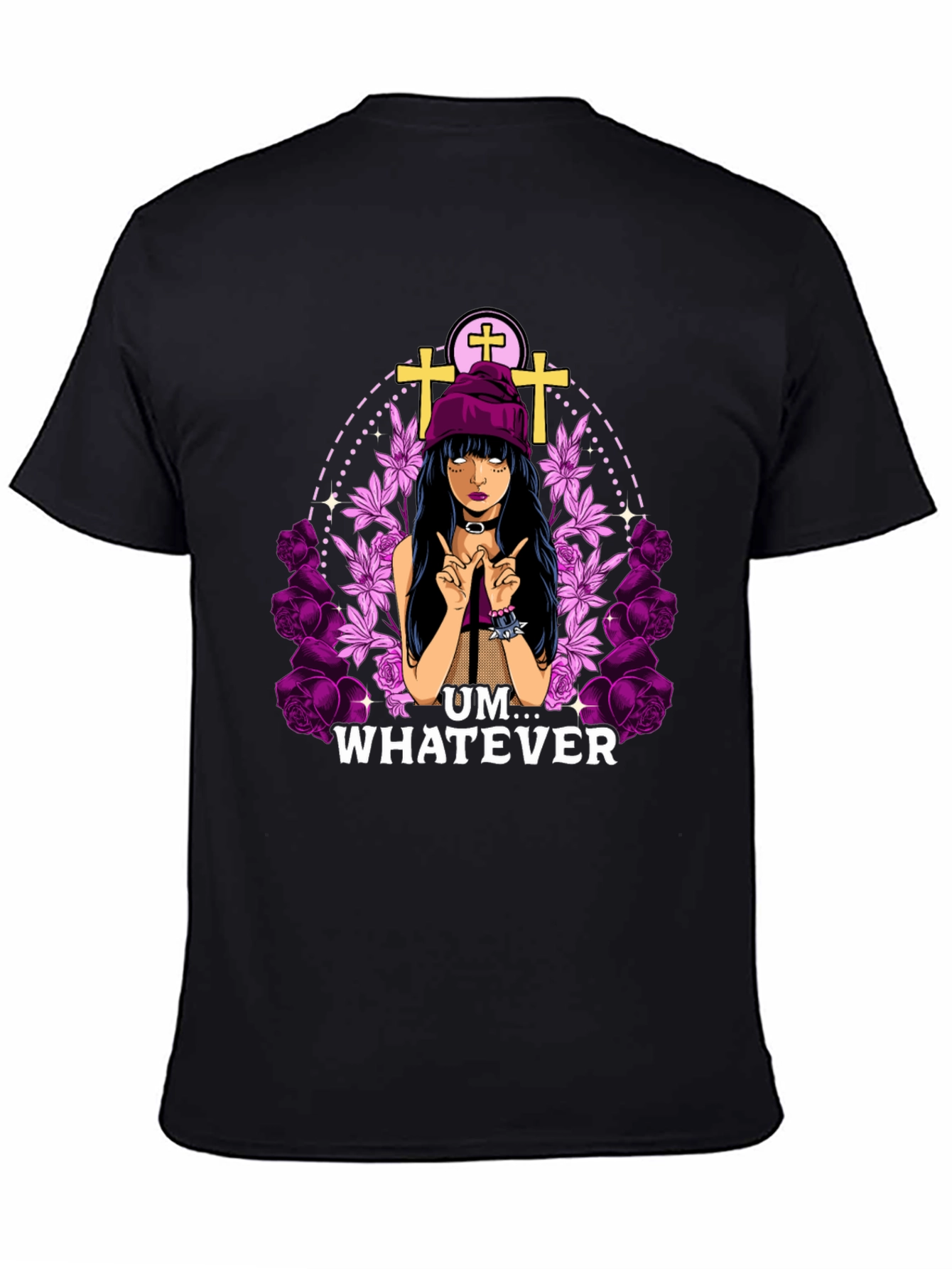 Um... Whatever Tee - Edgy Graphic T-Shirt