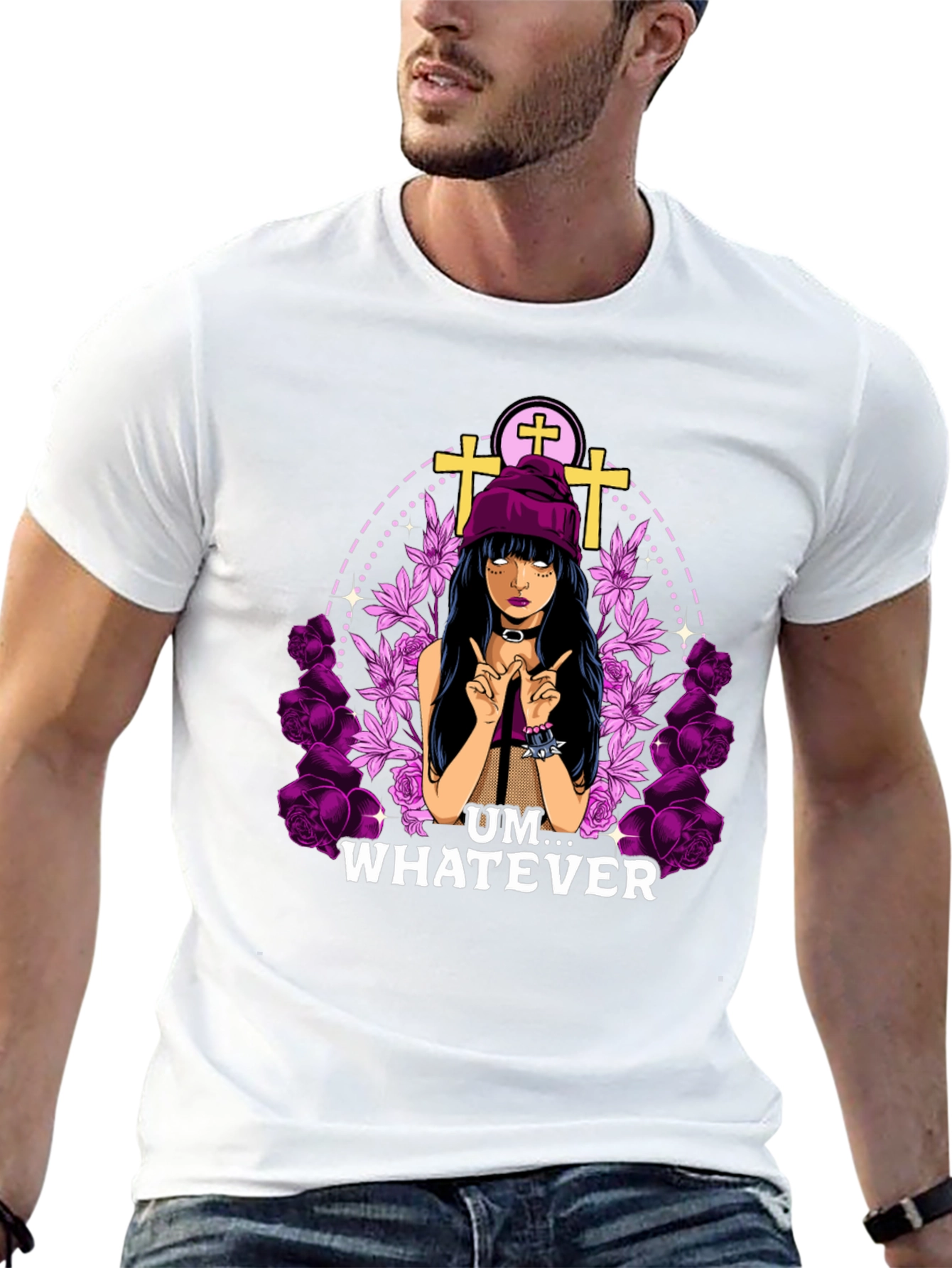 Um... Whatever Tee - Edgy Graphic T-Shirt