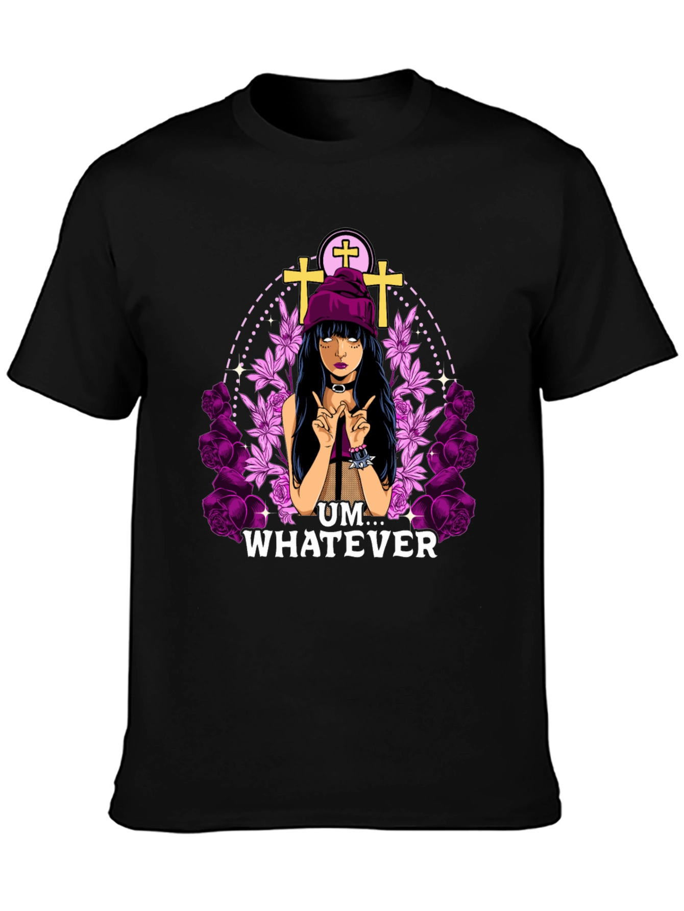 Um... Whatever Tee - Edgy Graphic T-Shirt