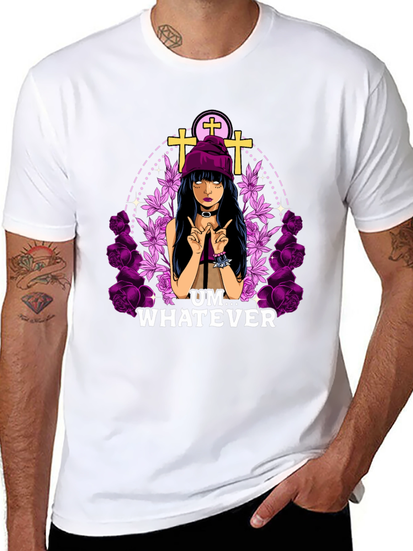 Um... Whatever Tee - Edgy Graphic T-Shirt