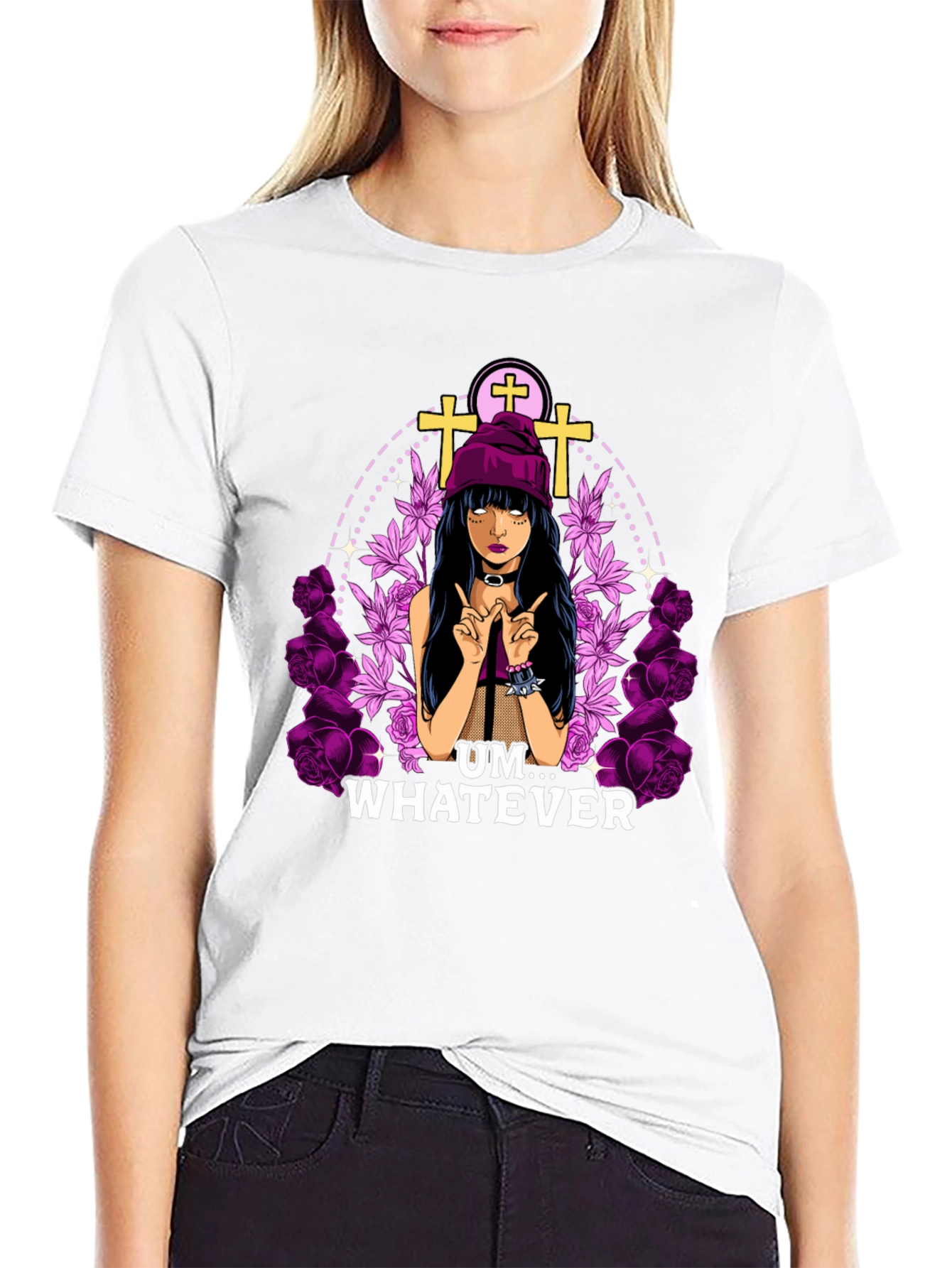 Um... Whatever Tee - Edgy Graphic T-Shirt