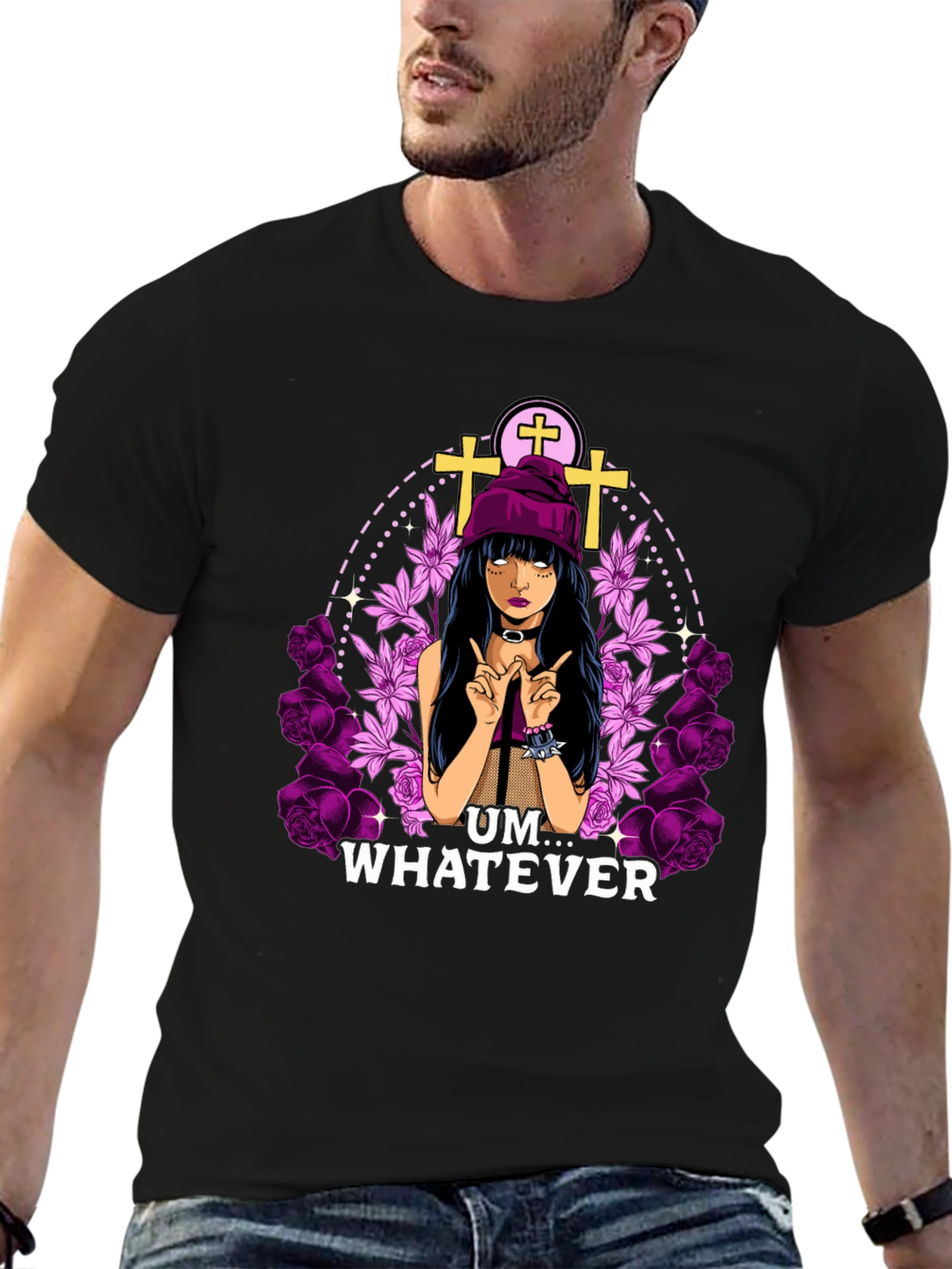 Um... Whatever Tee - Edgy Graphic T-Shirt