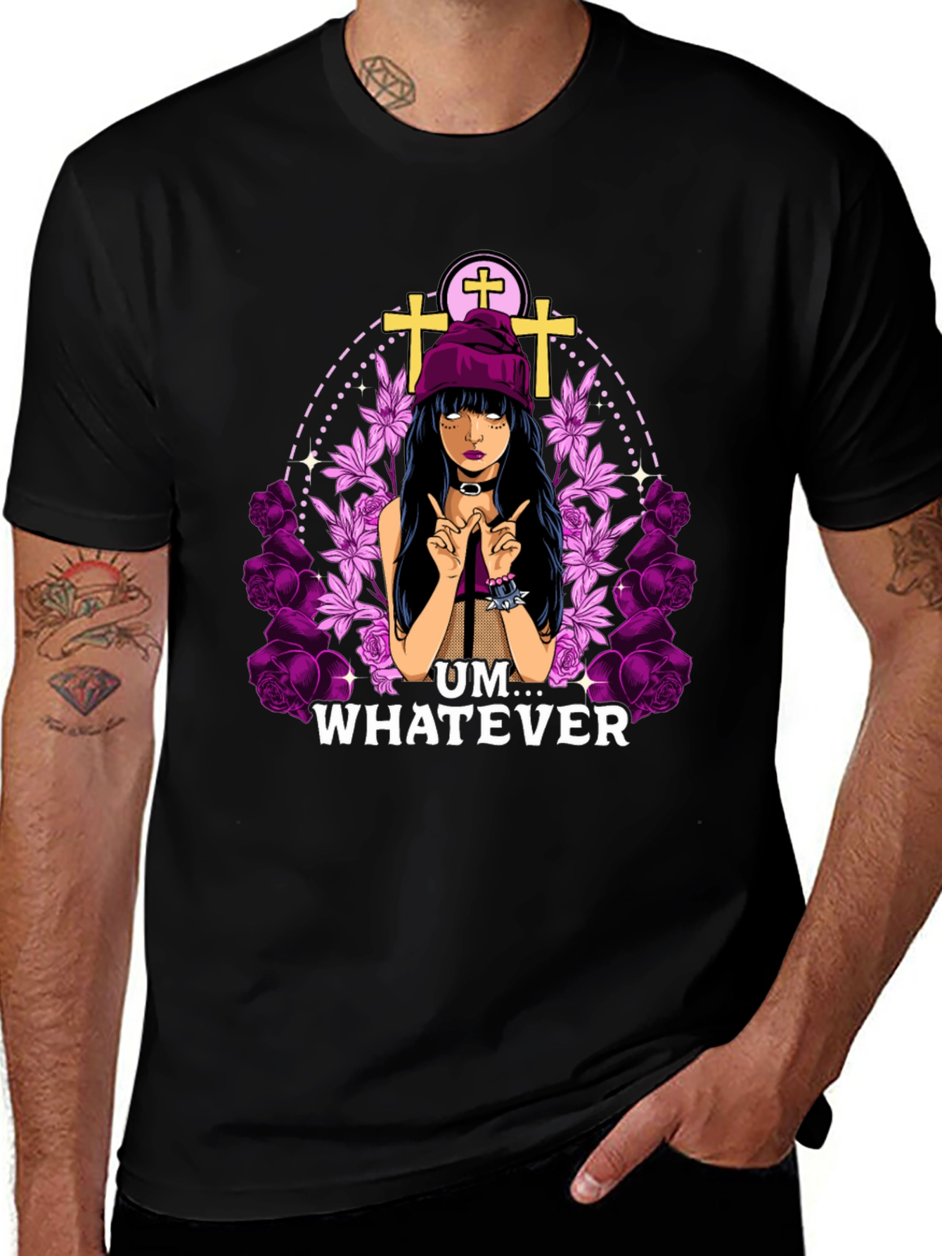 Um... Whatever Tee - Edgy Graphic T-Shirt