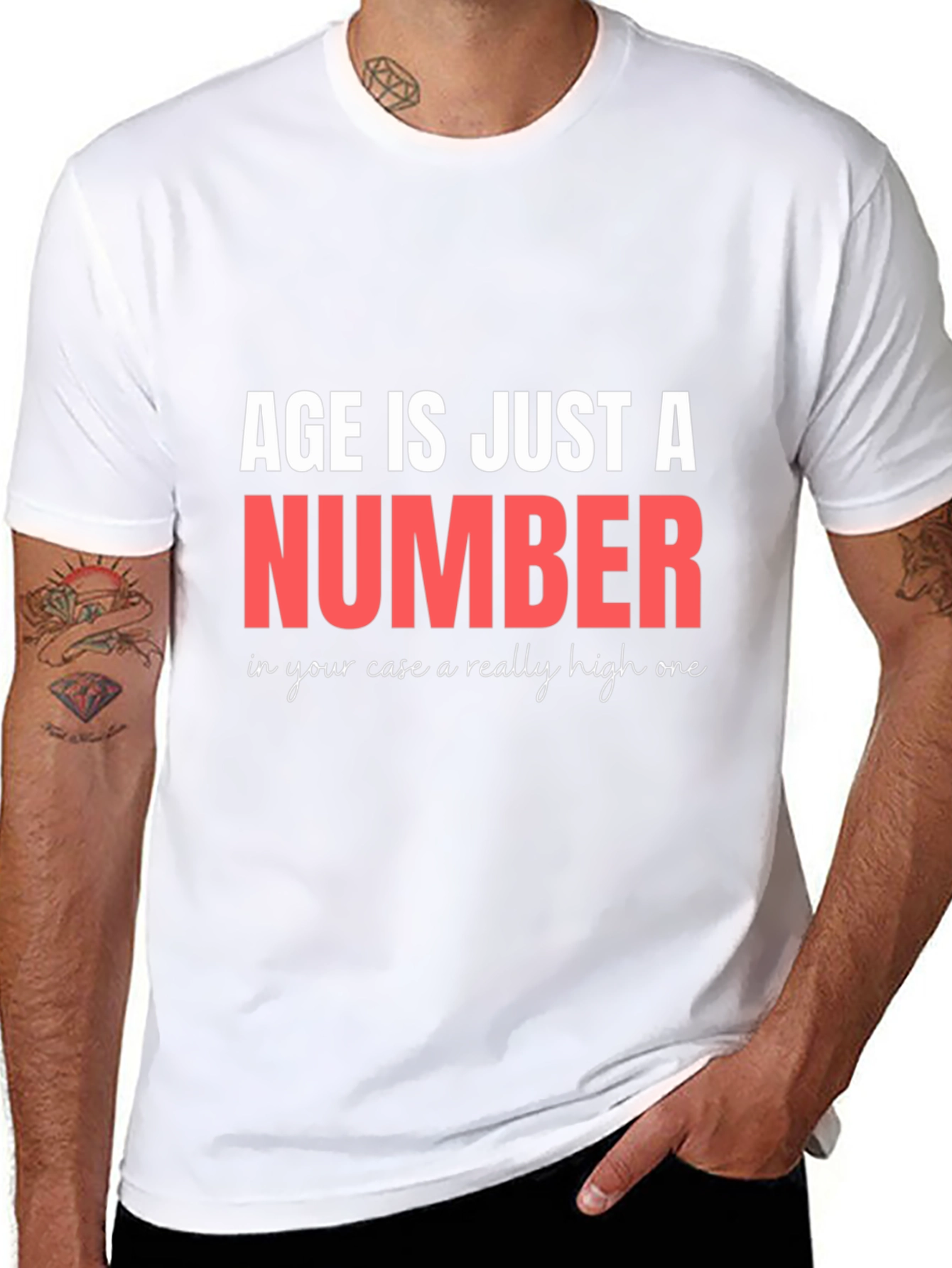 Funny Age is Just a Number T-Shirt