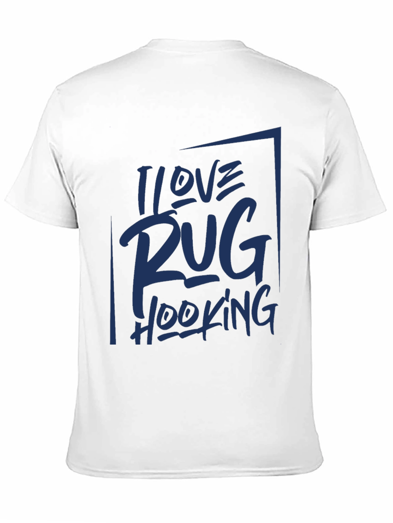 I Love Rug Hooking Graphic Tee - Black