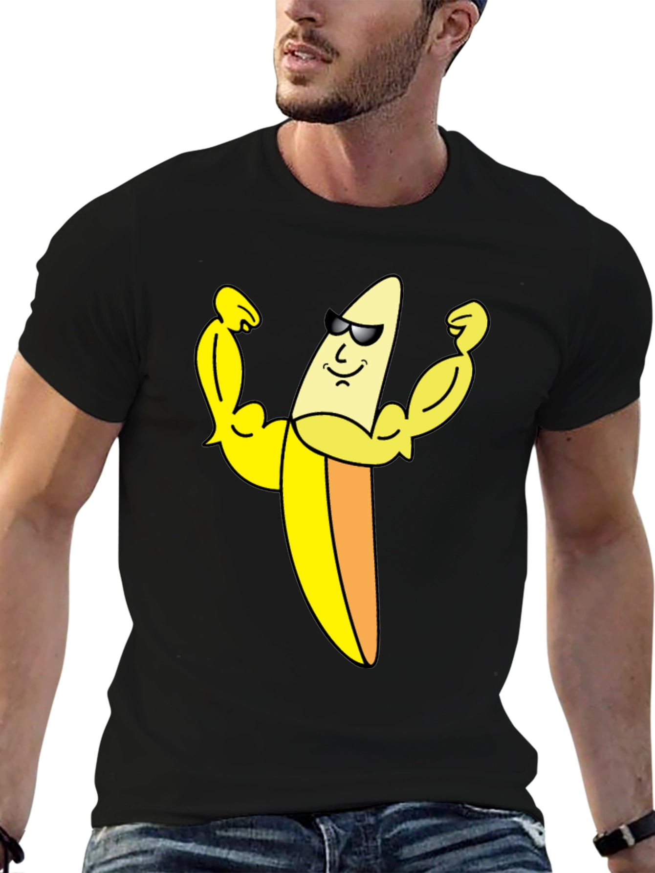 Funny Banana Muscle Shirt - Gym Humor Tee