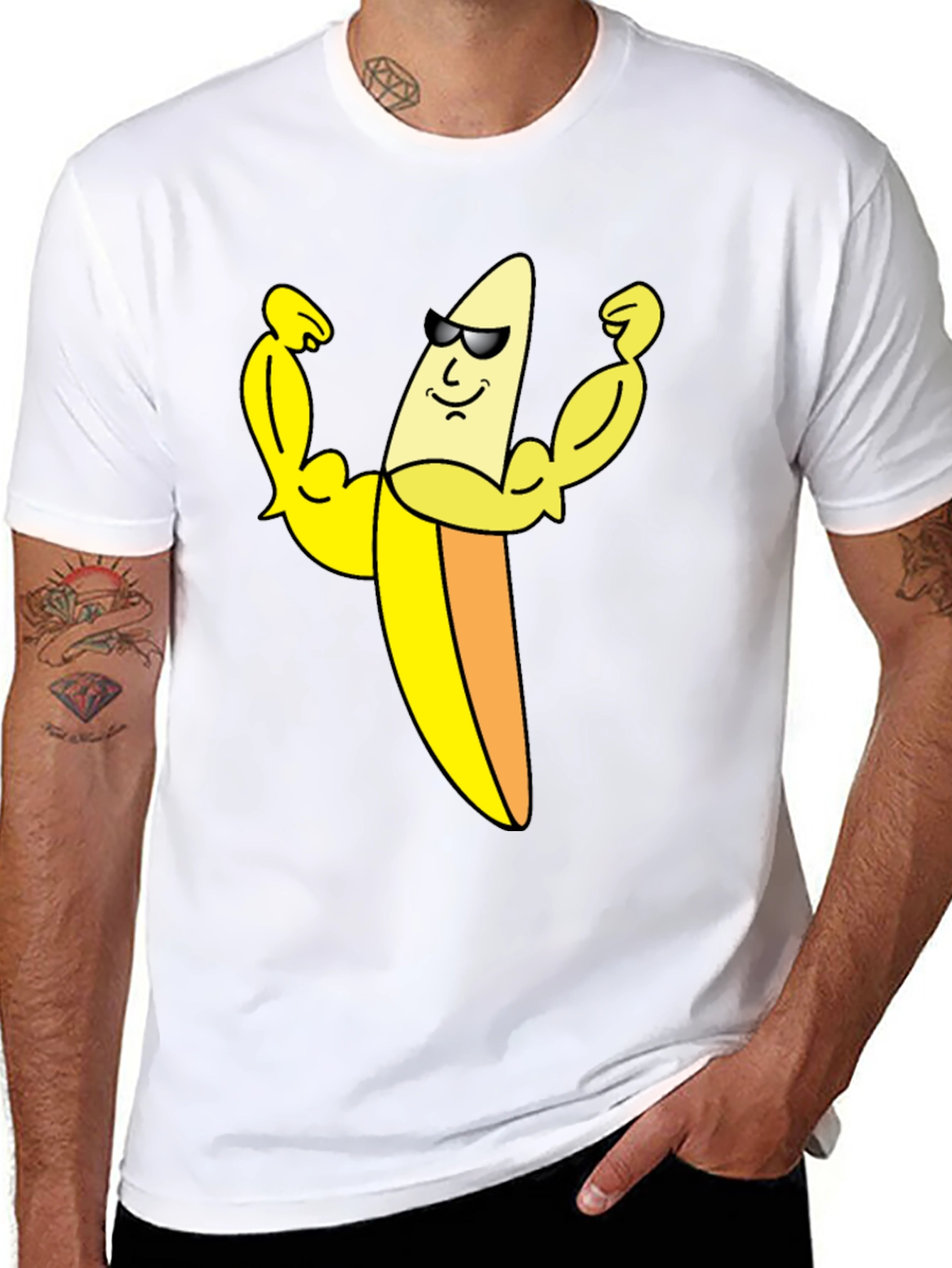 Funny Banana Muscle Shirt - Gym Humor Tee