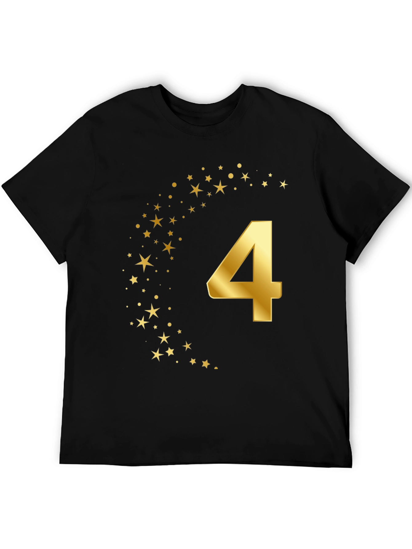 Golden Number Four Starry Tee
