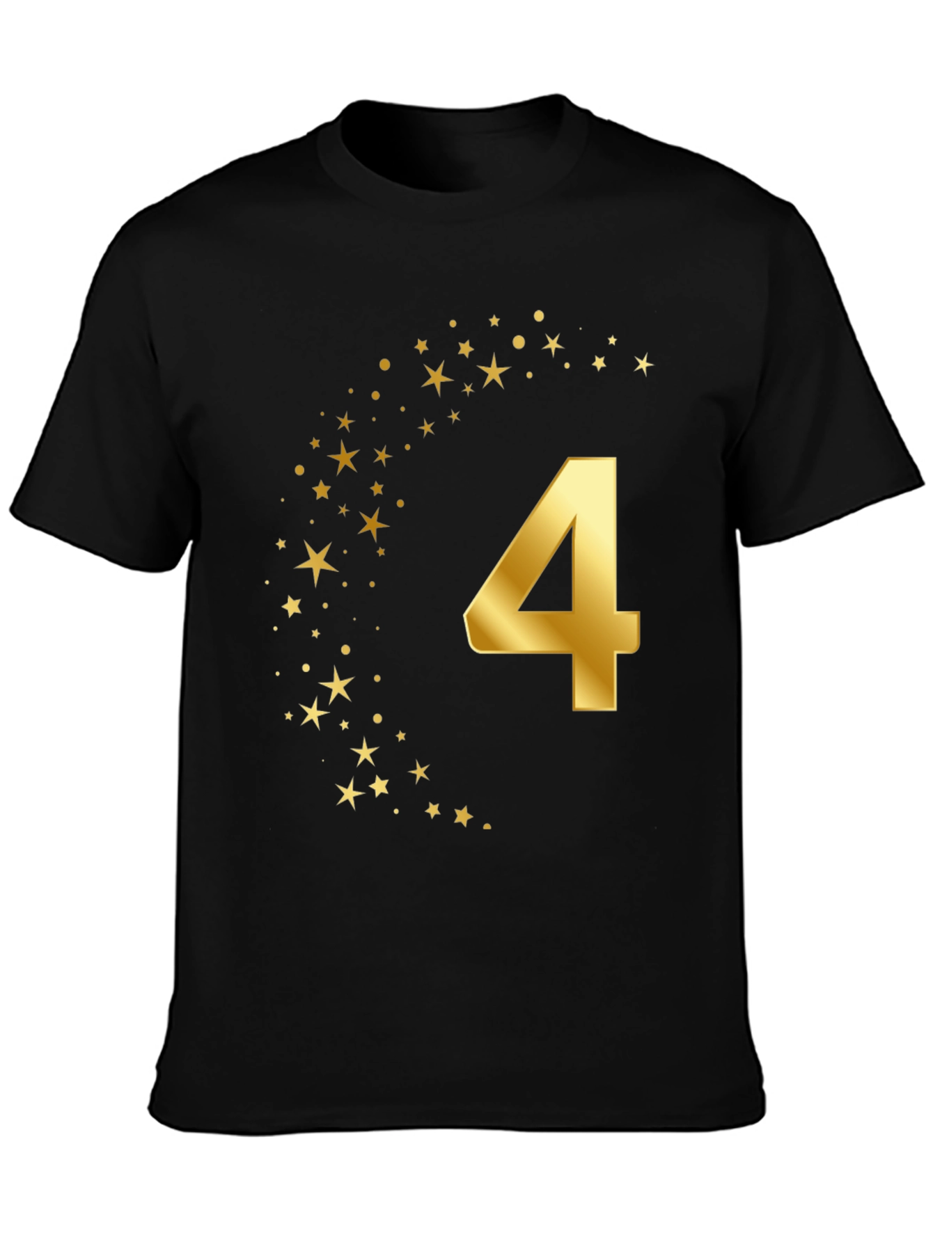 Golden Number Four Starry Tee
