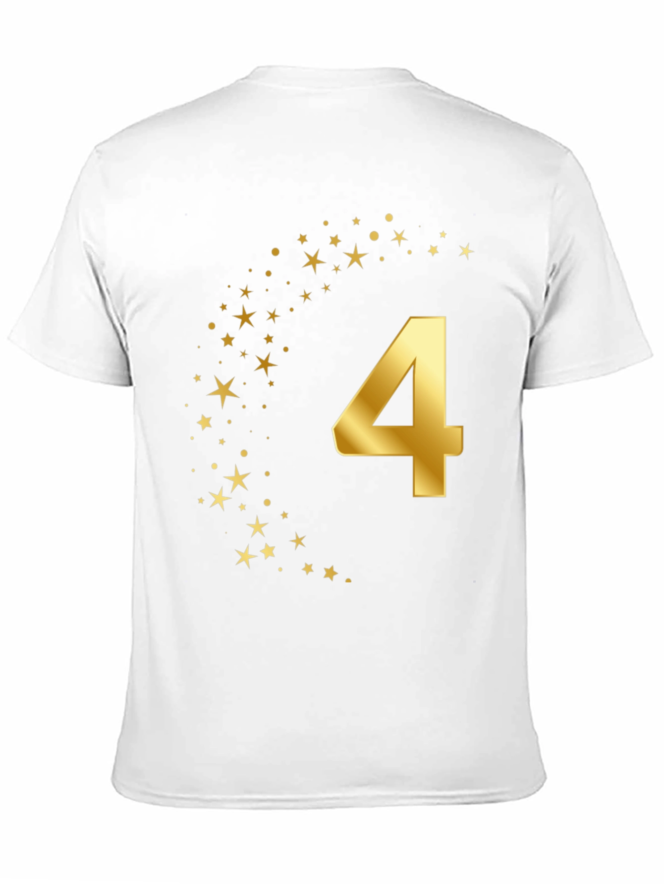 Golden Number Four Starry Tee