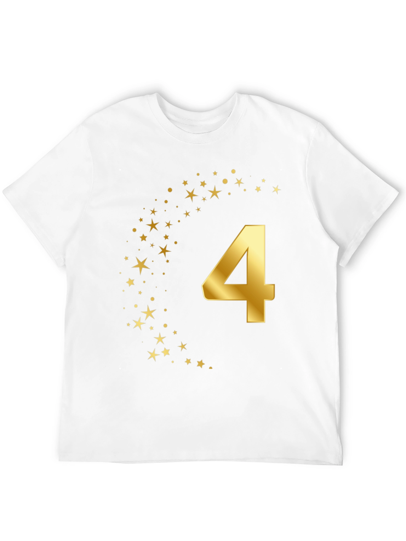Golden Number Four Starry Tee