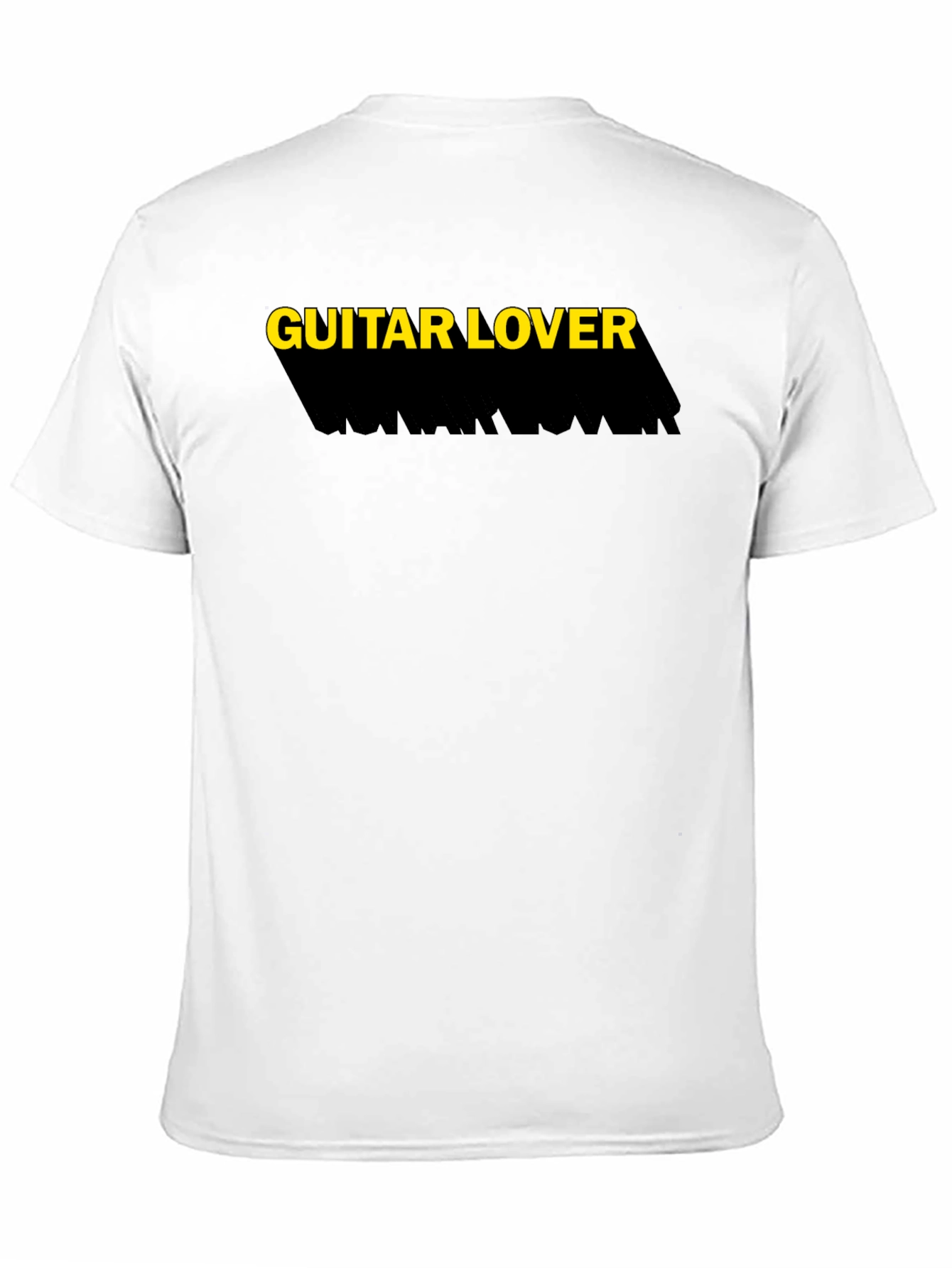 Guitar Lover Black T-Shirt Casual Tee