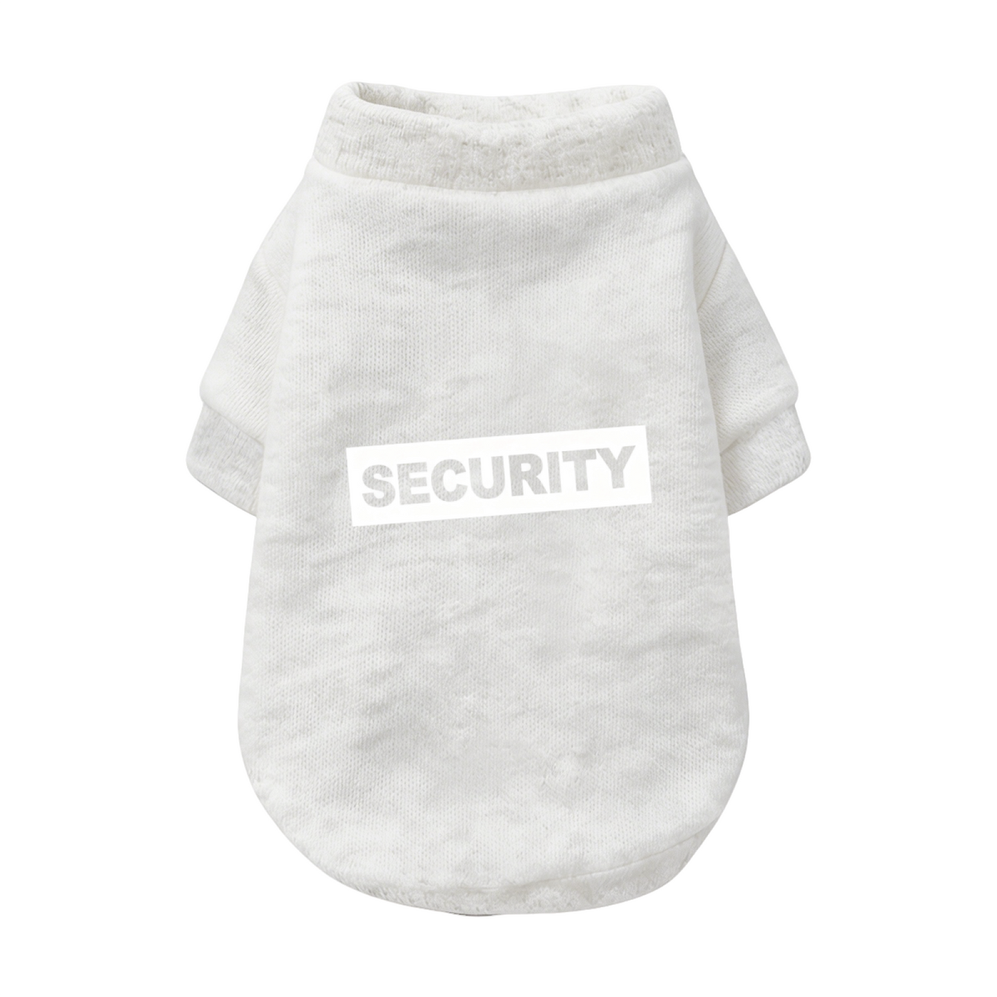 SECURITY Cool Letter Pet Cardigan Sweater