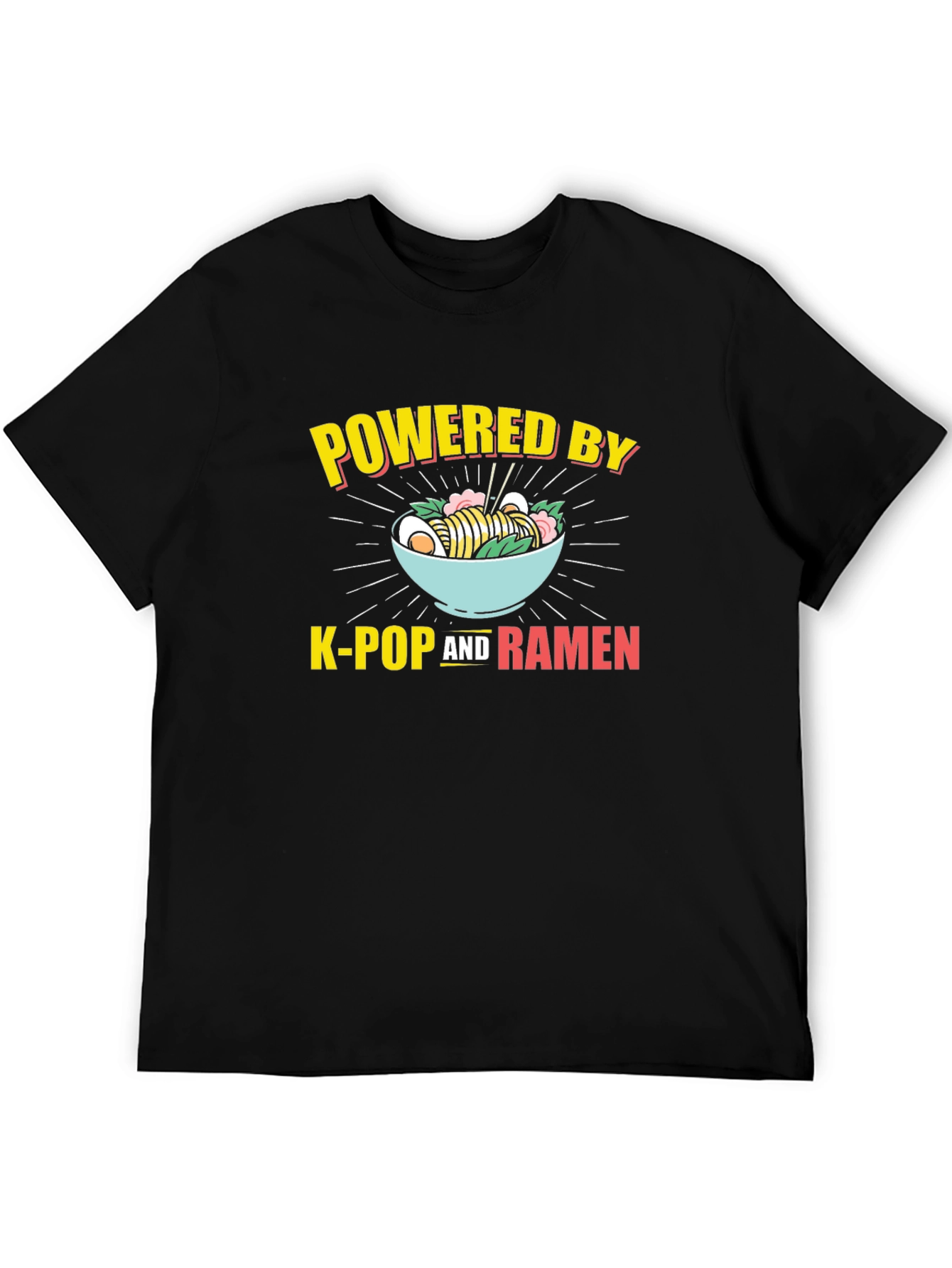Powered By K-Pop and Ramen T-Shirt