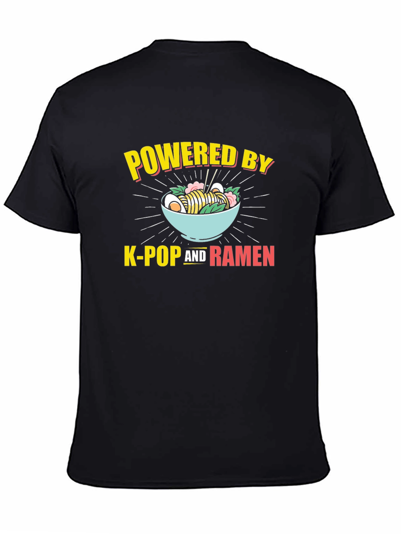 Powered By K-Pop and Ramen T-Shirt