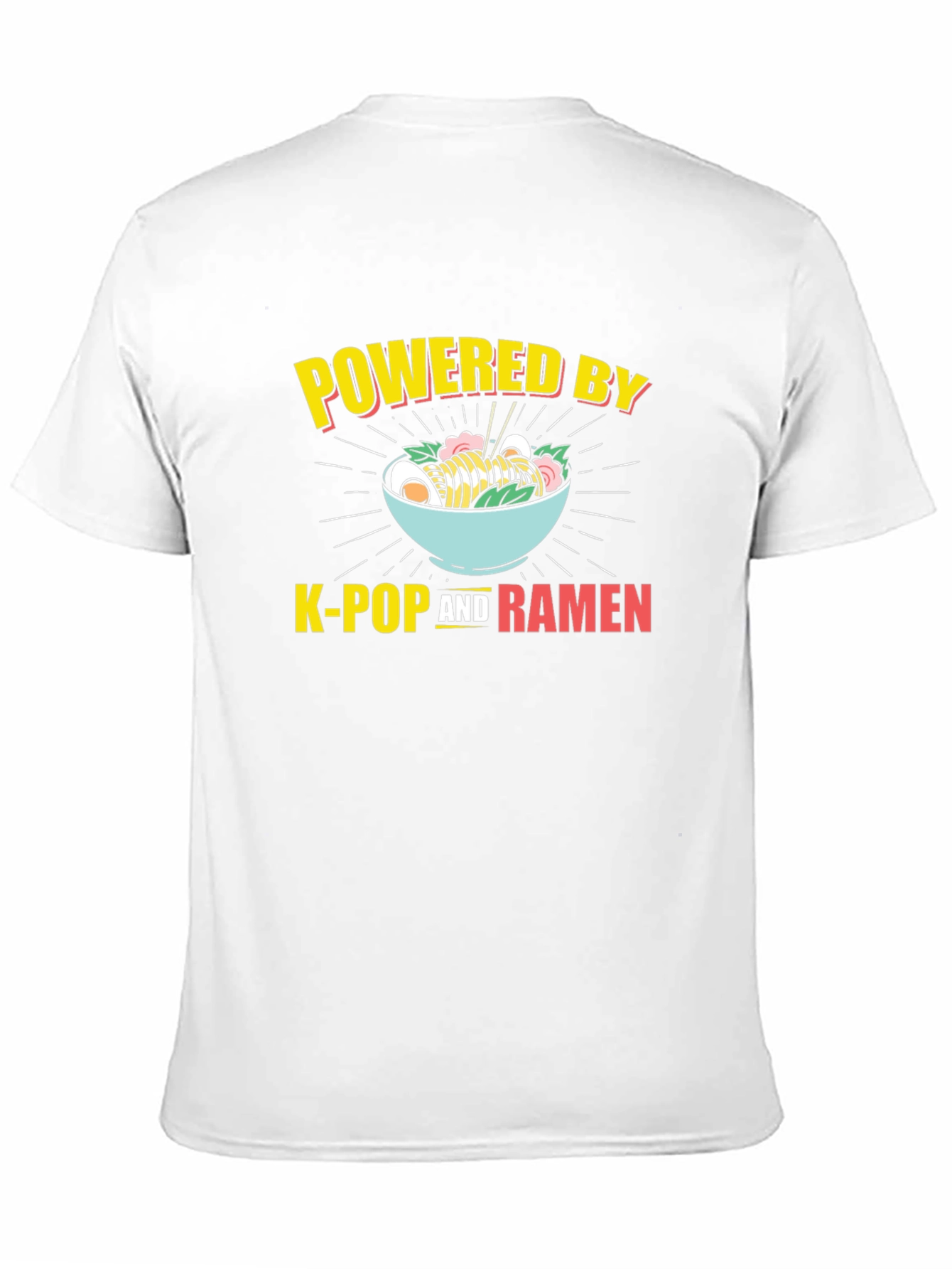 Powered By K-Pop and Ramen T-Shirt