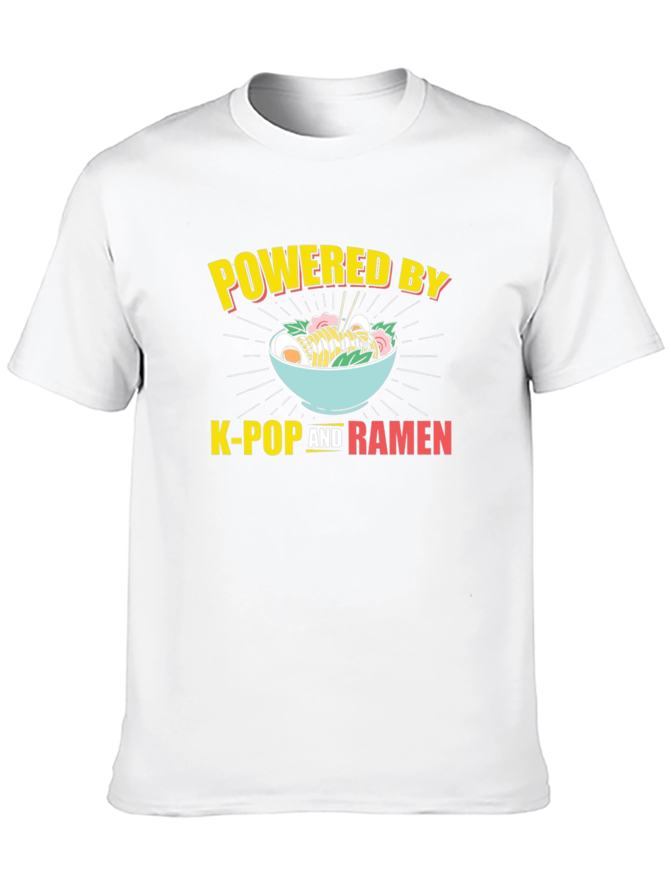 Powered By K-Pop and Ramen T-Shirt