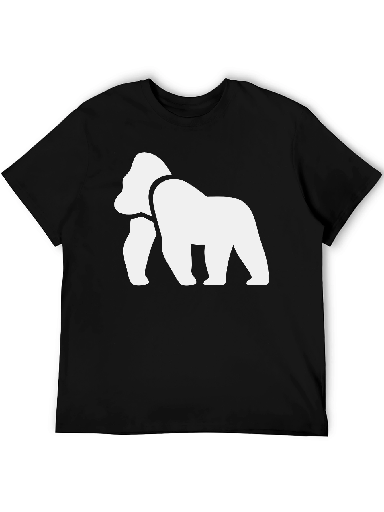 Gorilla Graphic Tee - Black Cotton