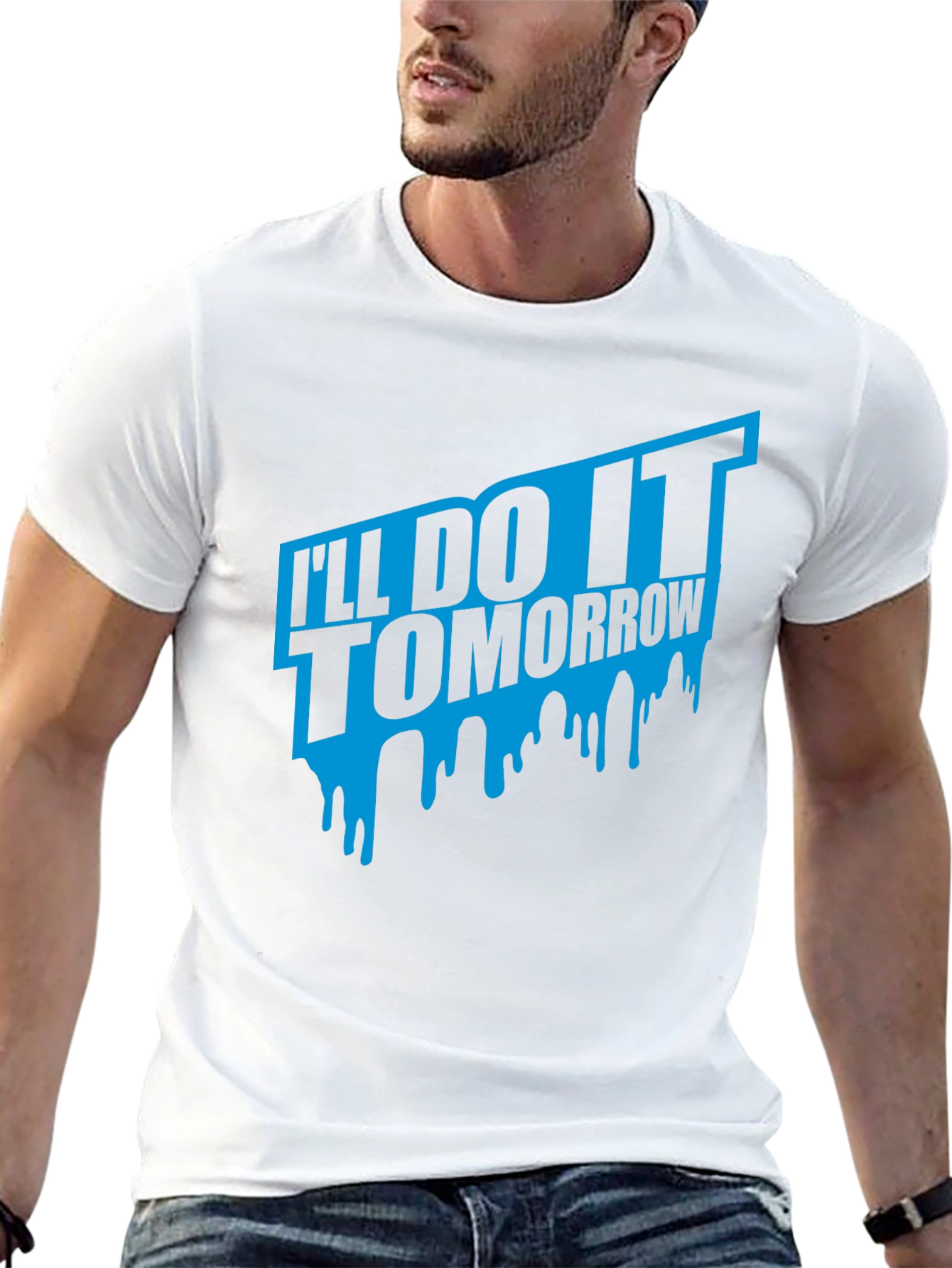Ill Do It Tomorrow Black T-Shirt