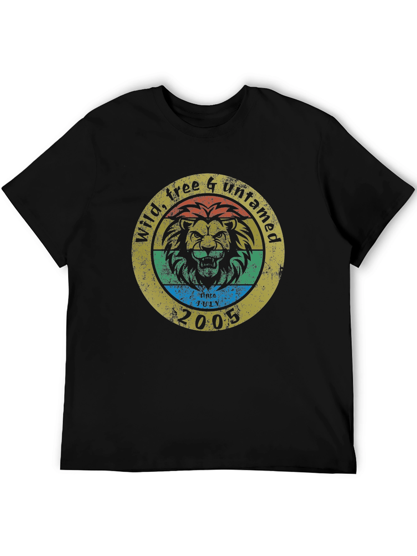 Wild Free Untamed Lion Graphic Tee