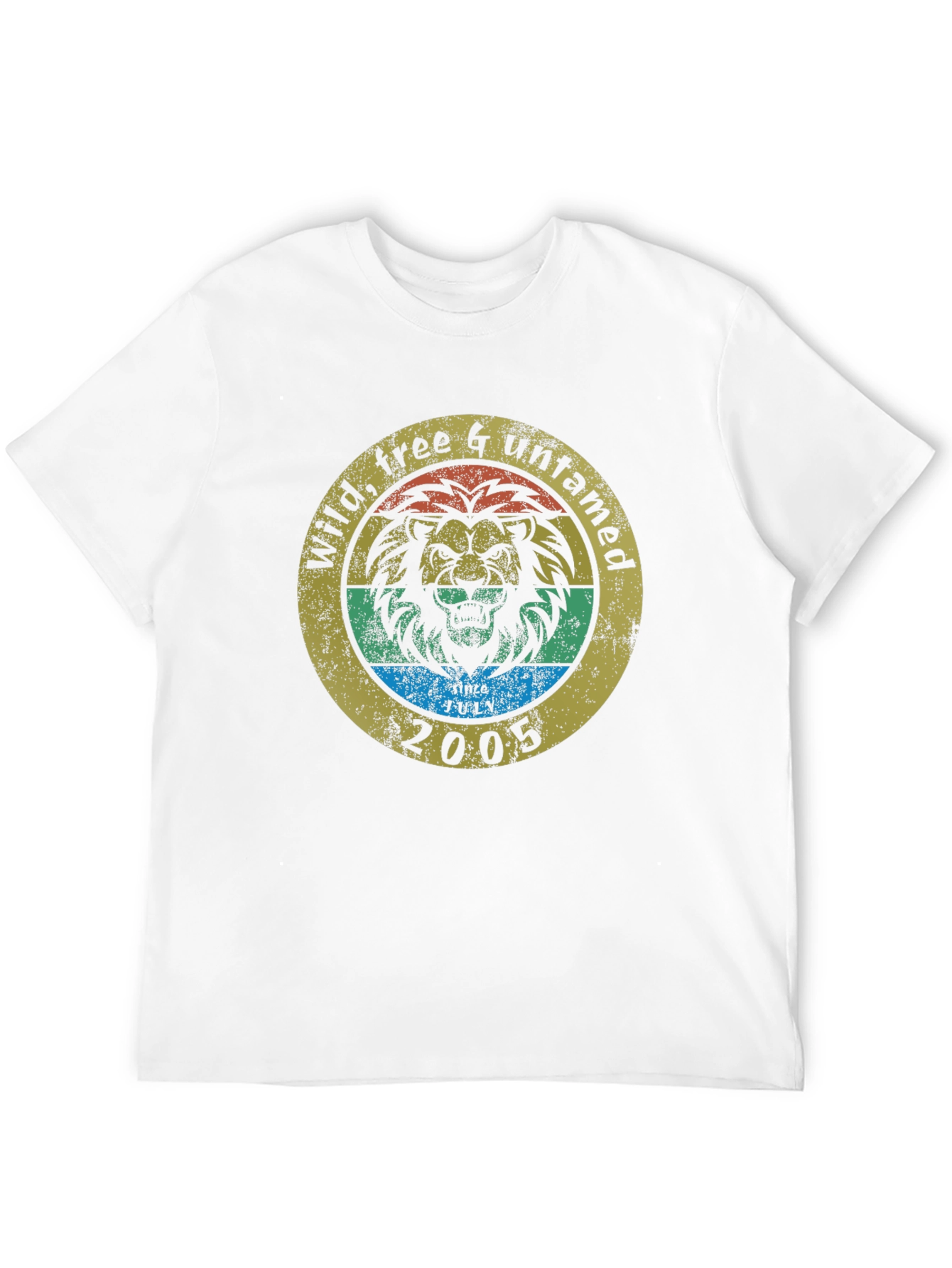 Wild Free Untamed Lion Graphic Tee