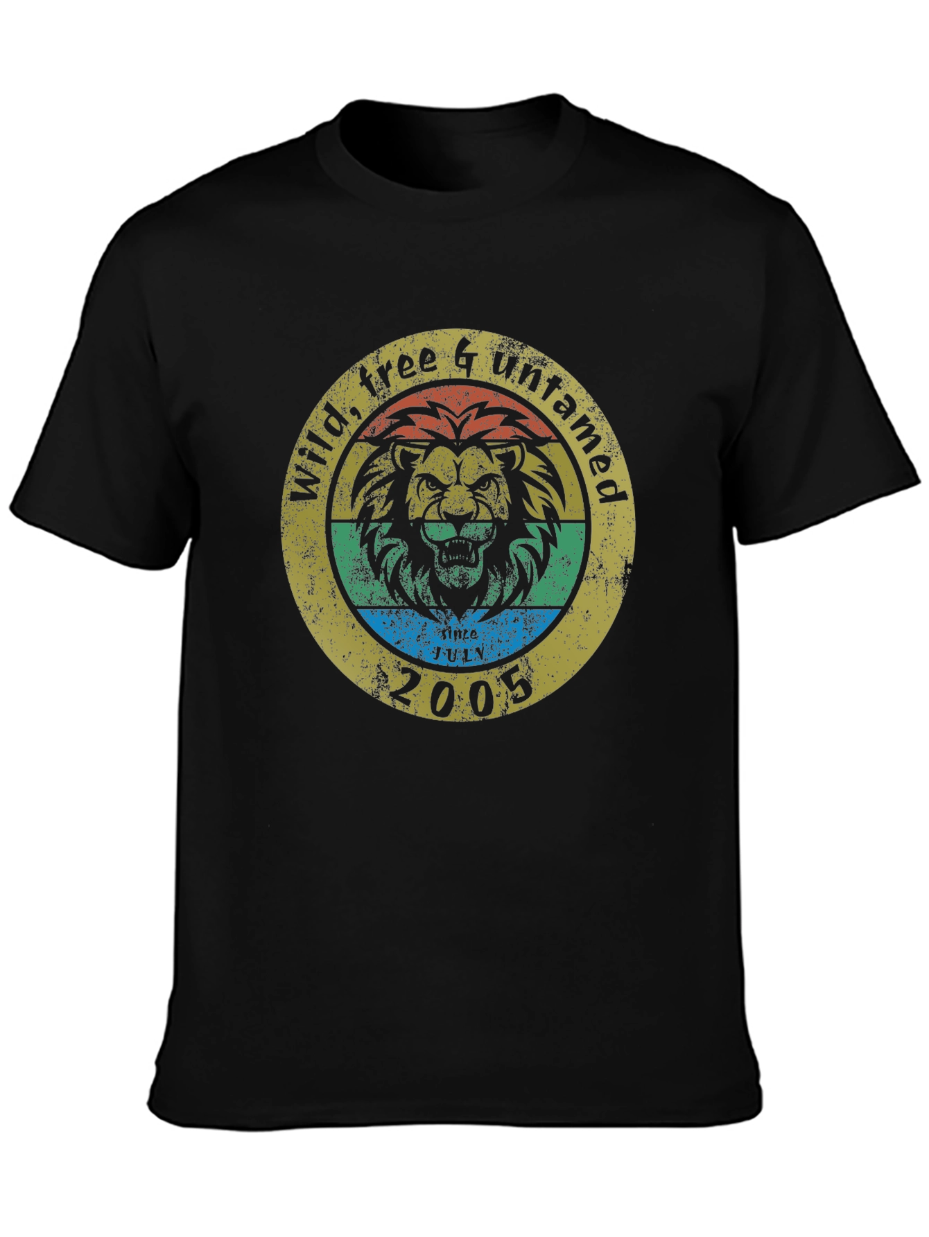 Wild Free Untamed Lion Graphic Tee