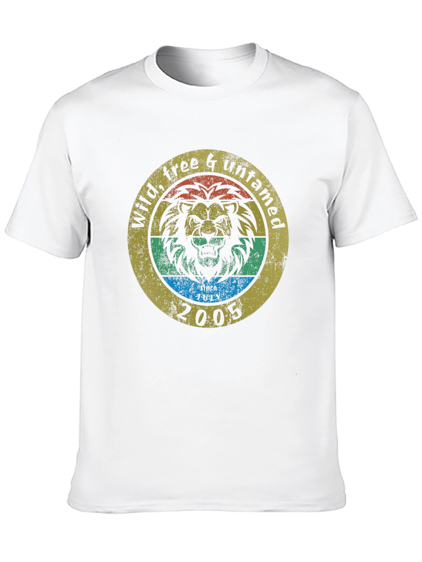 Wild Free Untamed Lion Graphic Tee