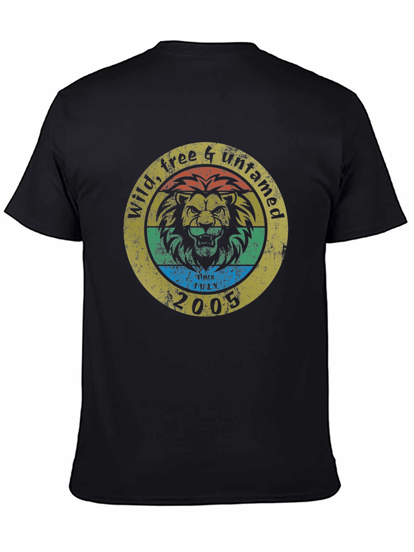 Wild Free Untamed Lion Graphic Tee