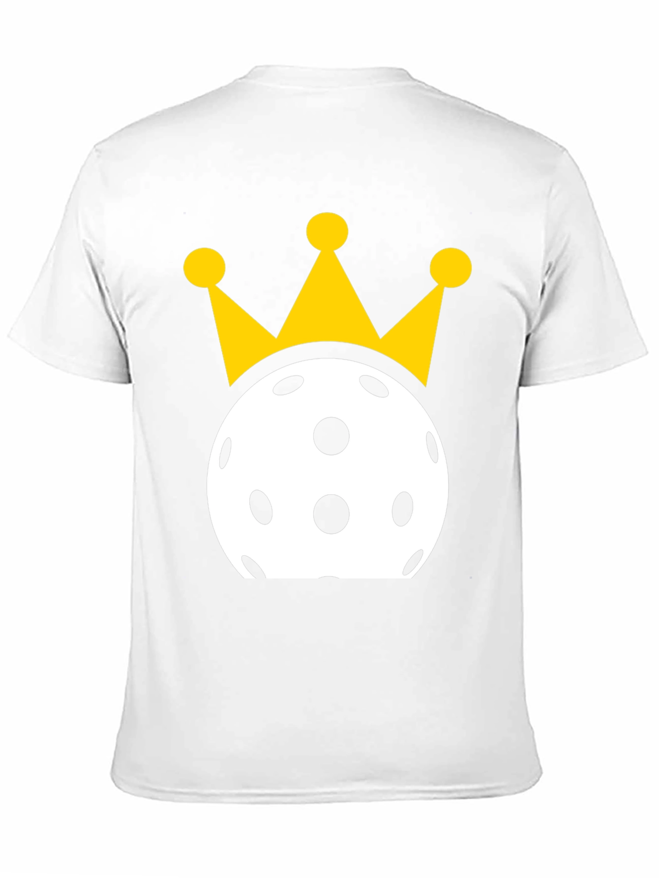 Pickleball King T-Shirt - Black Cotton Tee