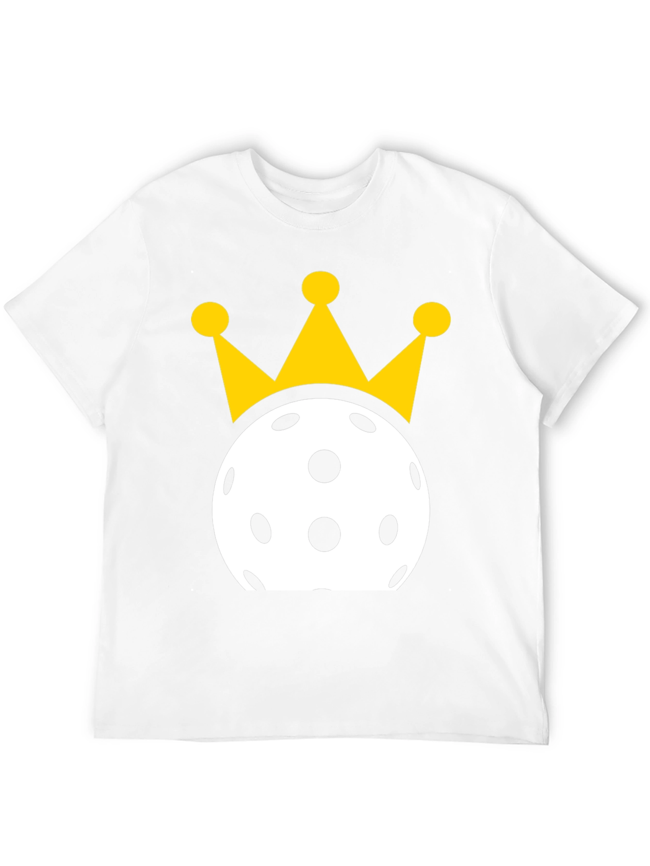 Pickleball King T-Shirt - Black Cotton Tee