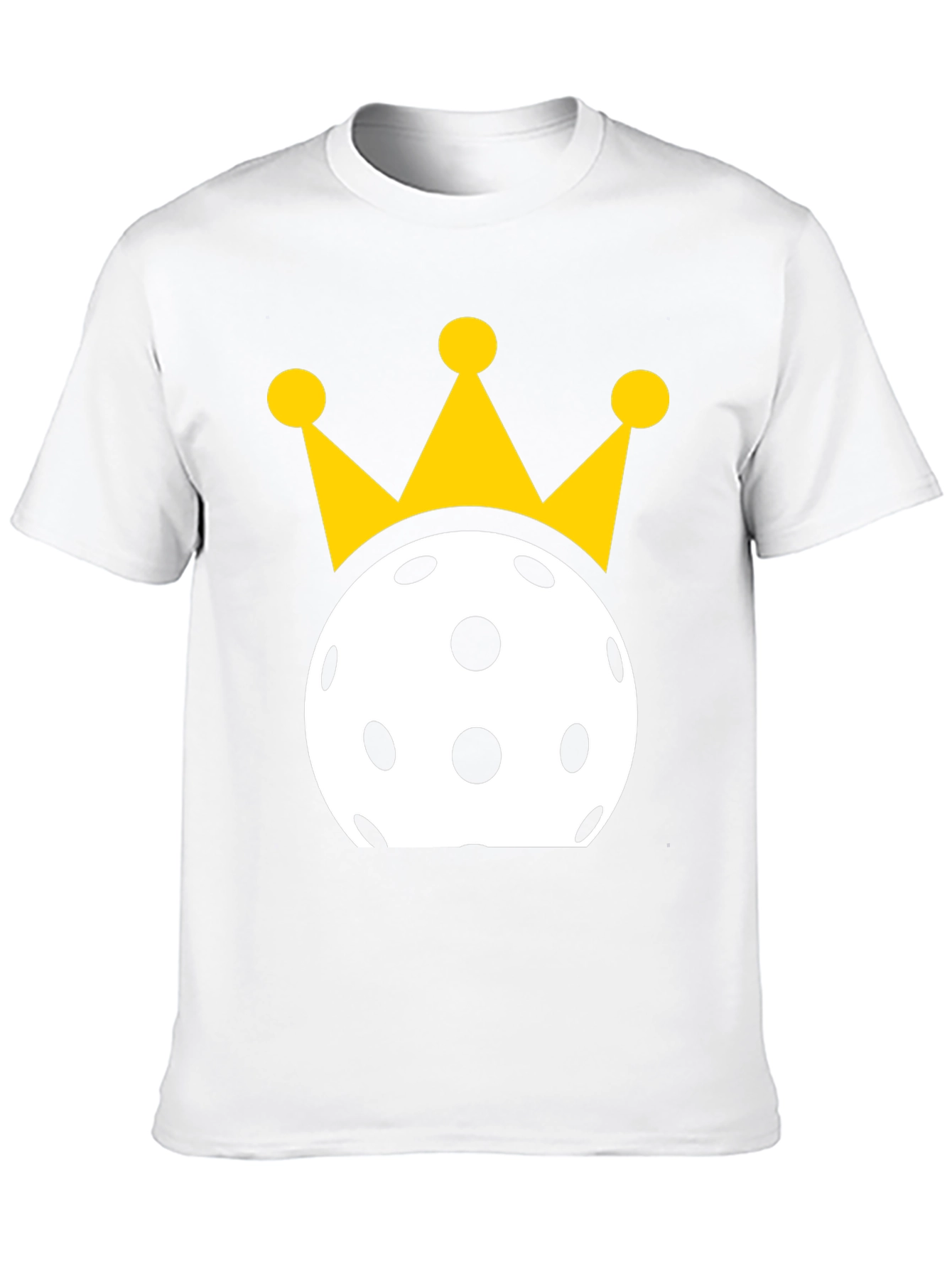 Pickleball King T-Shirt - Black Cotton Tee