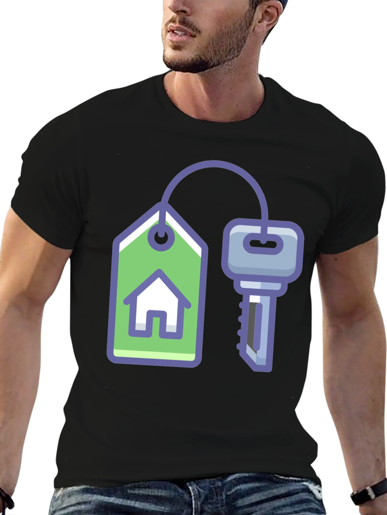 Home Key Graphic T-Shirt