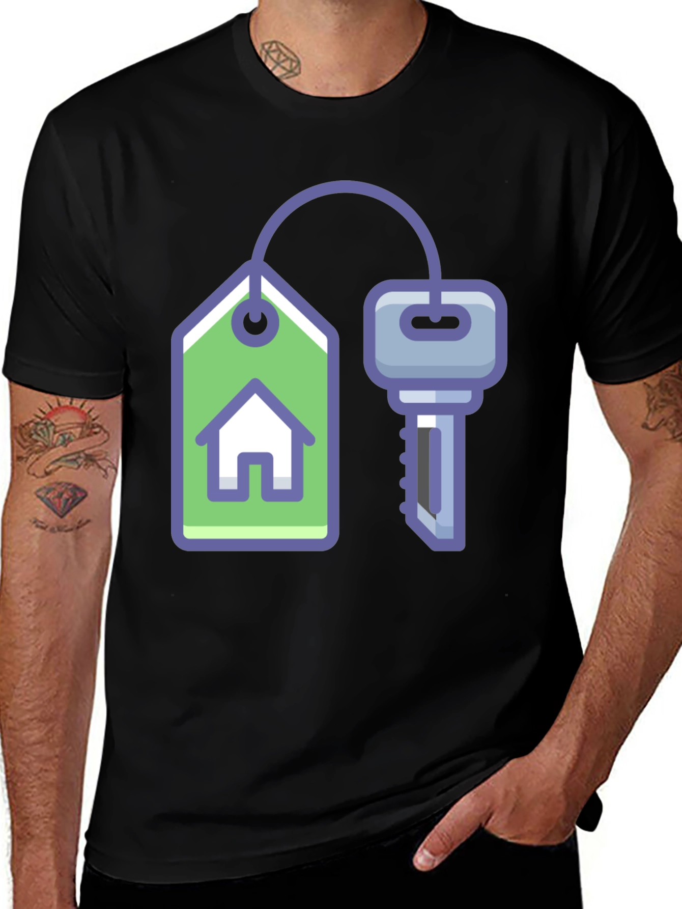 Home Key Graphic T-Shirt