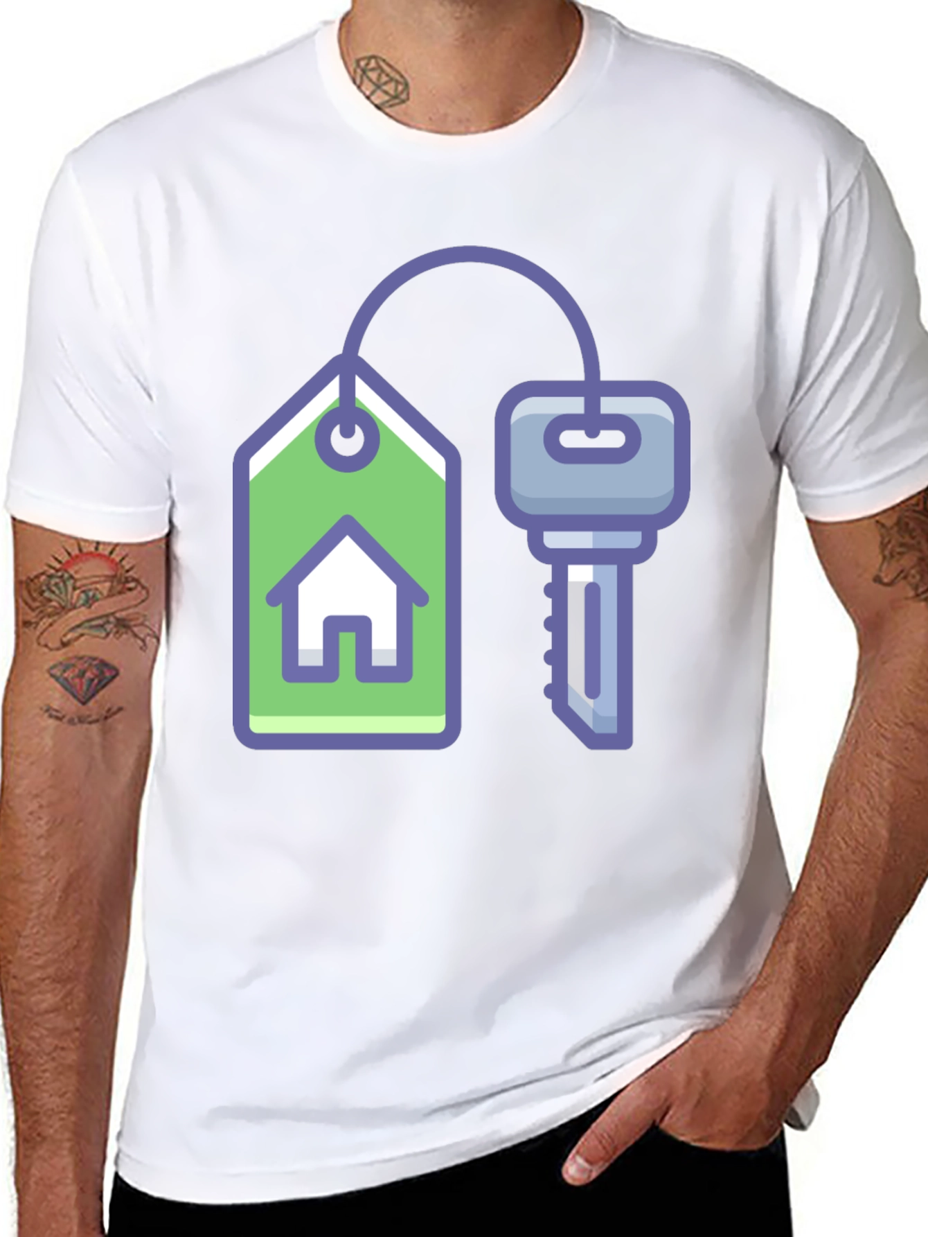Home Key Graphic T-Shirt