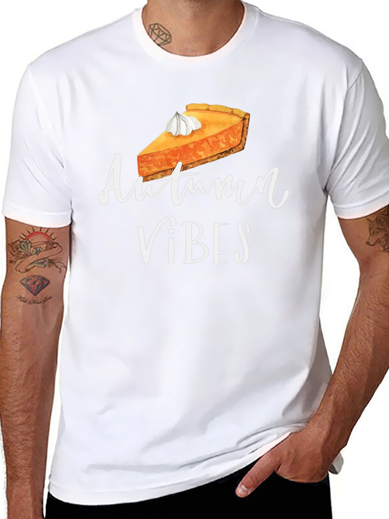 Autumn Vibes Pumpkin Pie T-Shirt Fall Season Tee