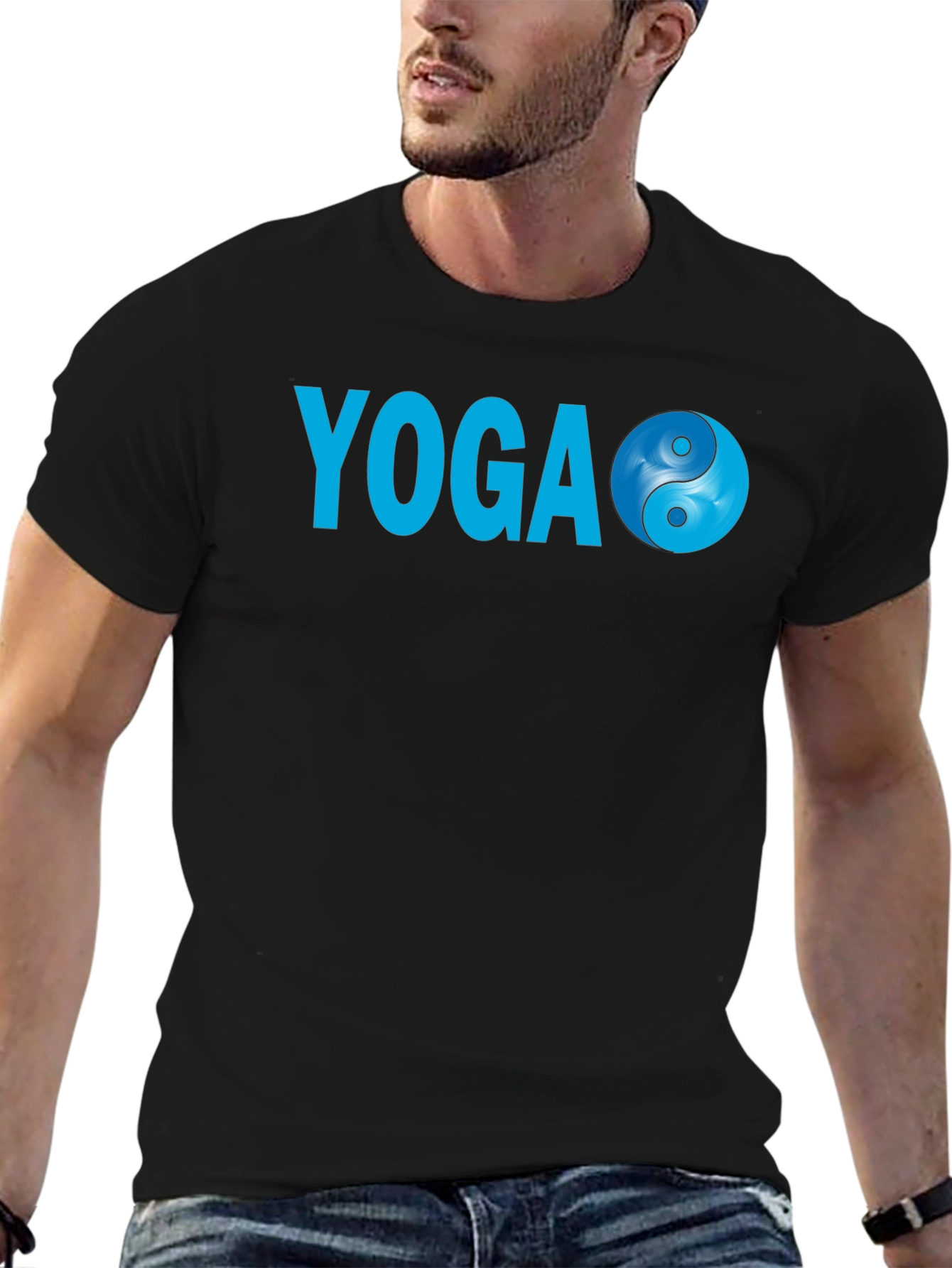 Yoga Yin Yang Graphic T-Shirt